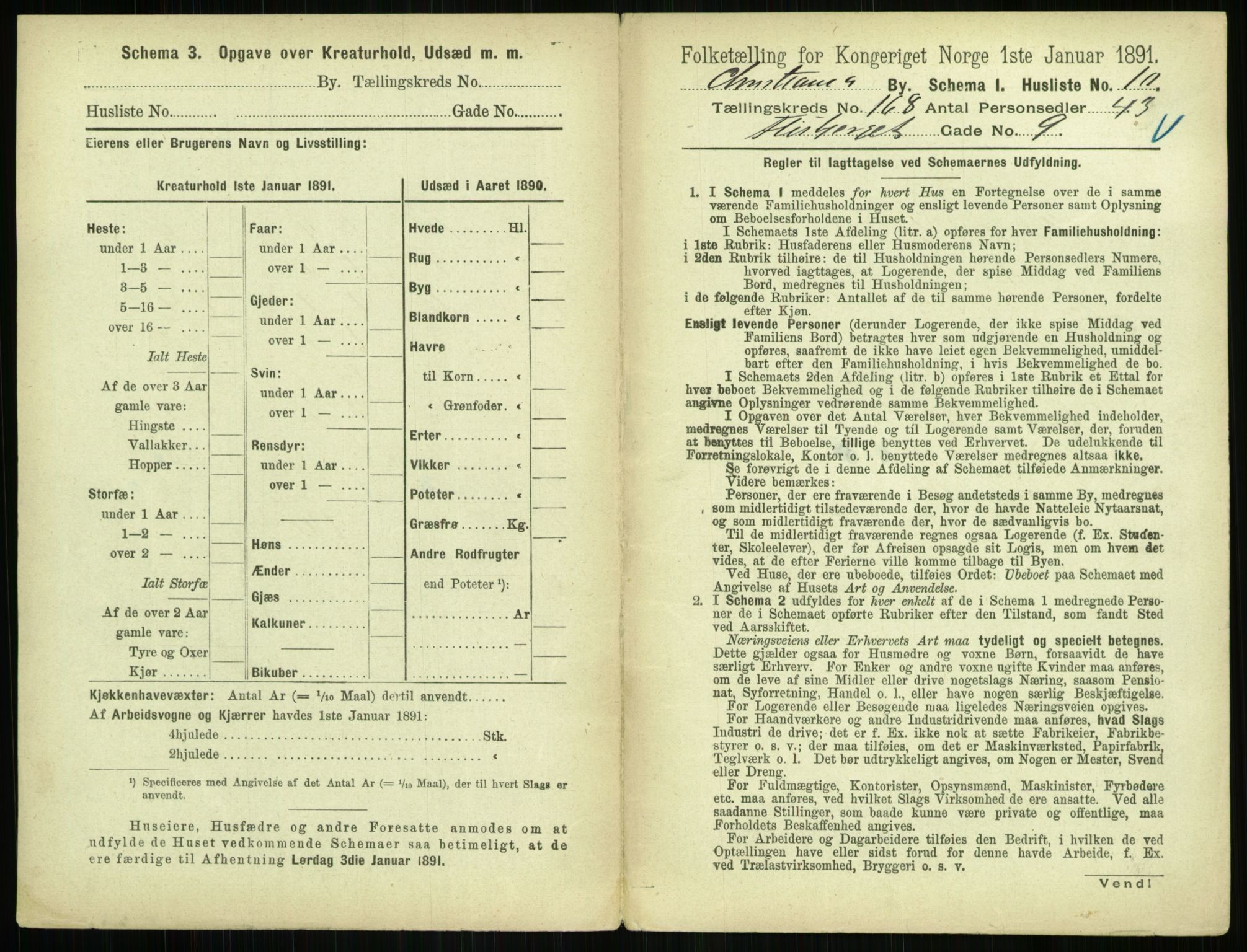 RA, 1891 census for 0301 Kristiania, 1891, p. 98066