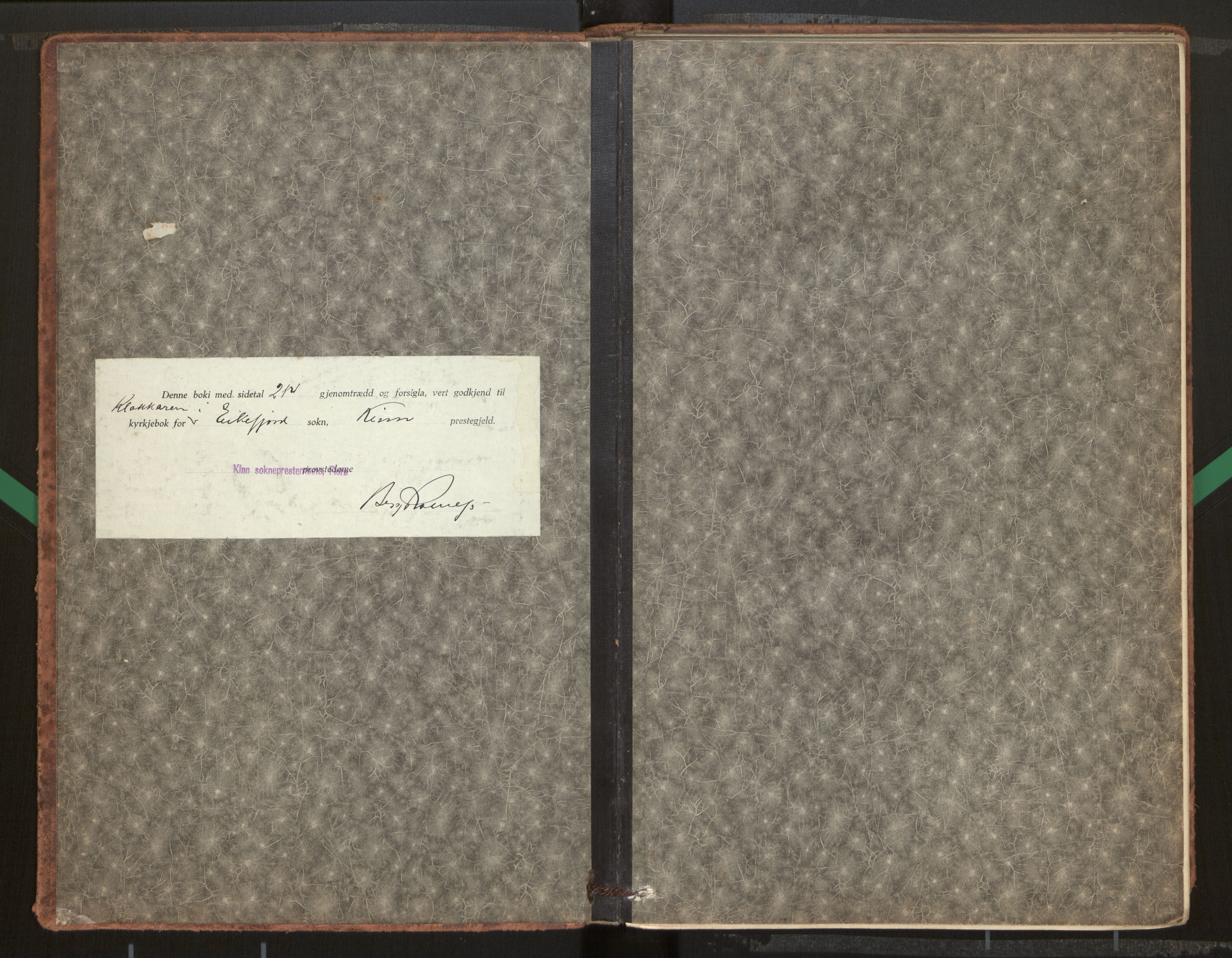 Kinn sokneprestembete, SAB/A-80801/H/Hab/Habe/L0003: Parish register (copy) no. E 3, 1927-1960