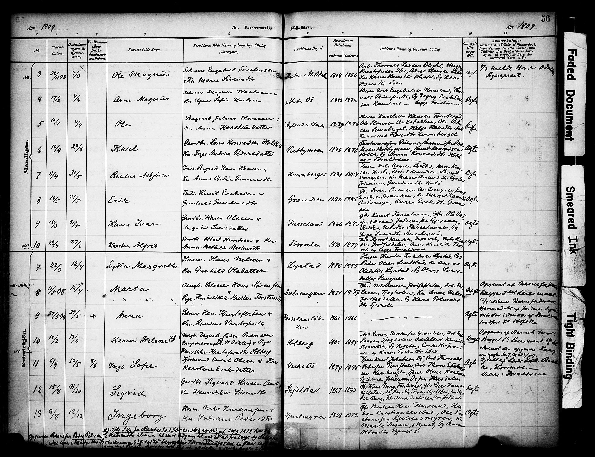 Sør-Odal prestekontor, AV/SAH-PREST-030/H/Ha/Haa/L0009: Parish register (official) no. 9, 1886-1926, p. 56