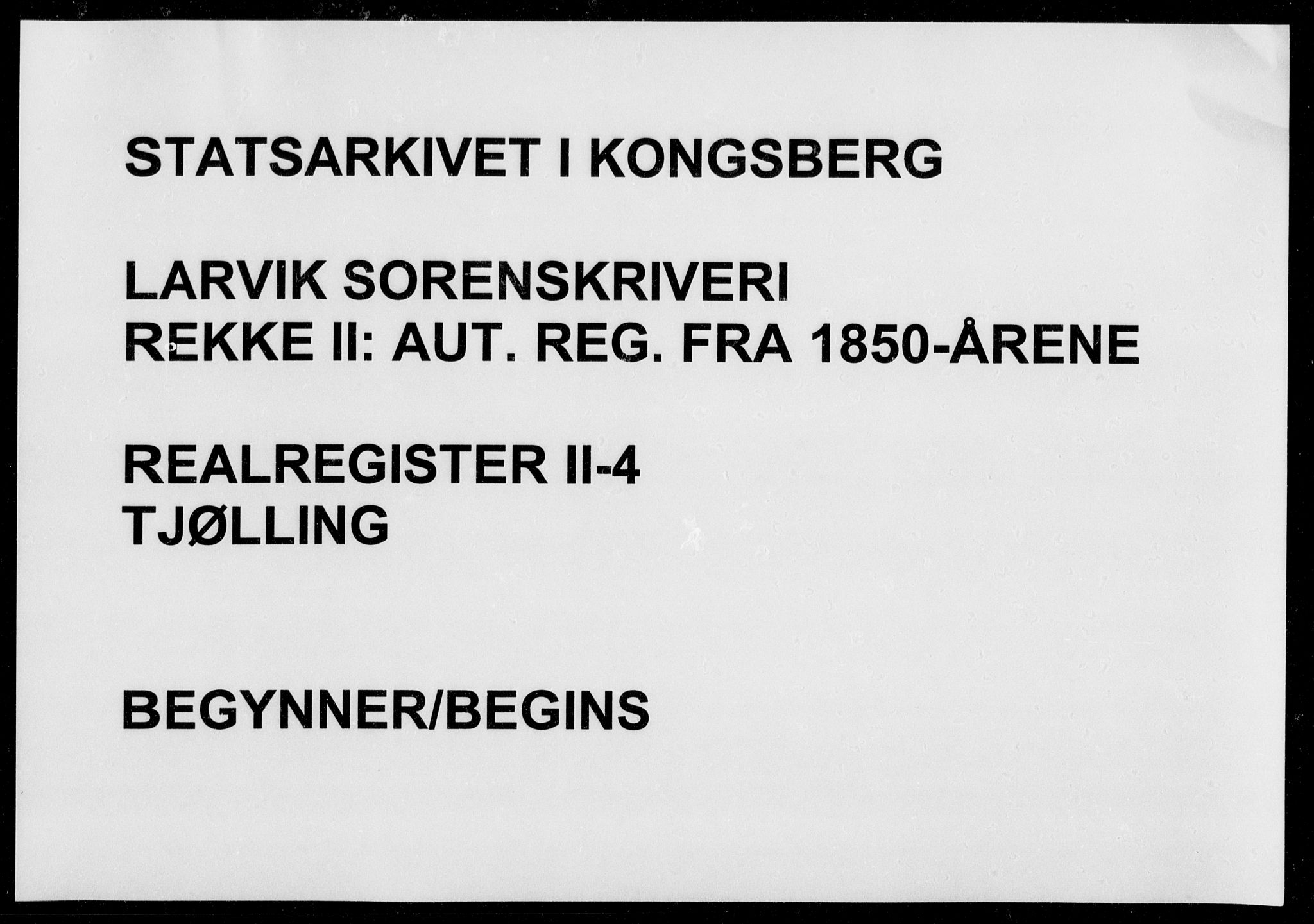 Larvik sorenskriveri, SAKO/A-83/G/Gb/Gbc/L0004: Mortgage register no. II 4