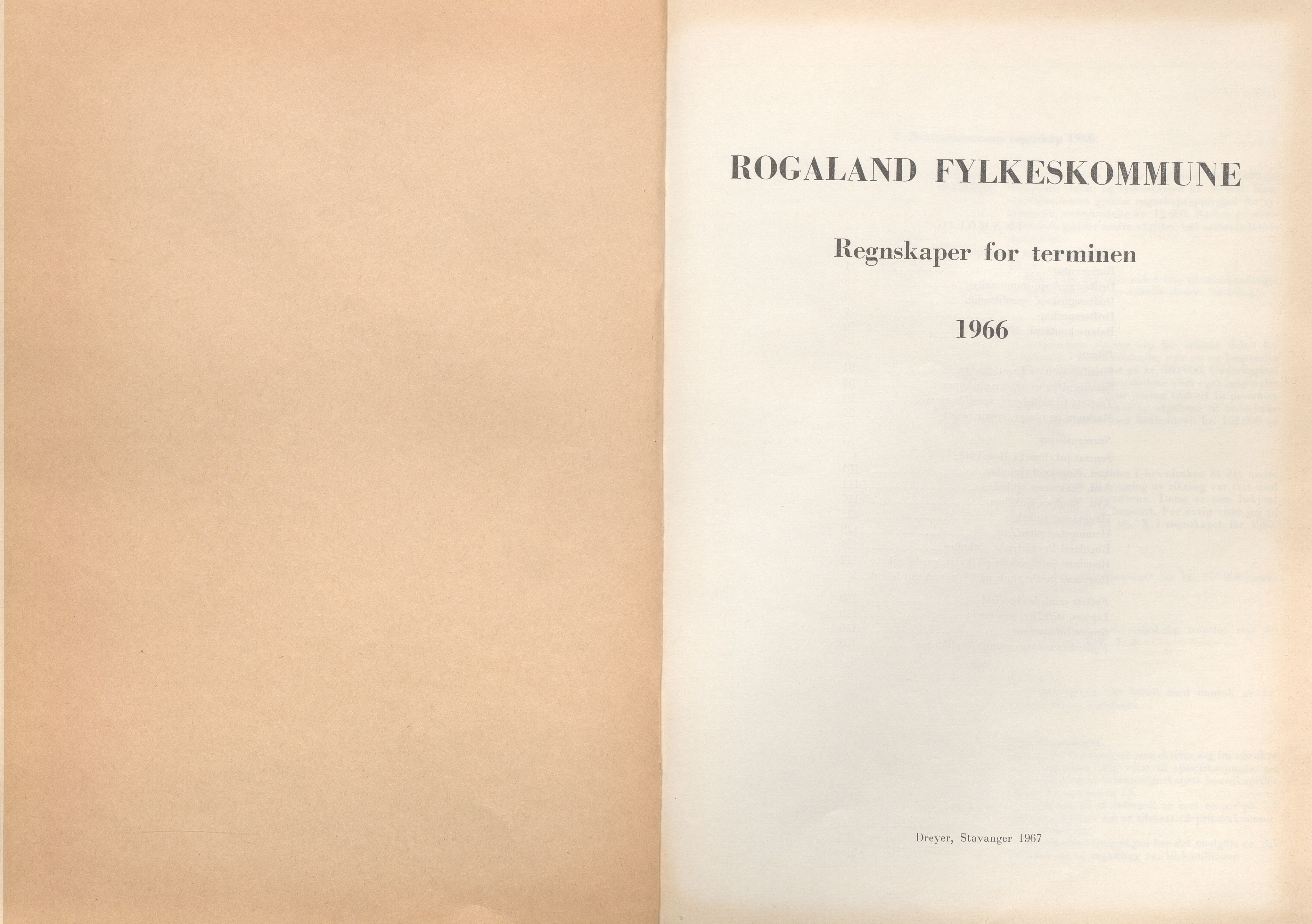 Rogaland fylkeskommune - Fylkesrådmannen , IKAR/A-900/A/Aa/Aaa/L0087: Møtebok , 1967