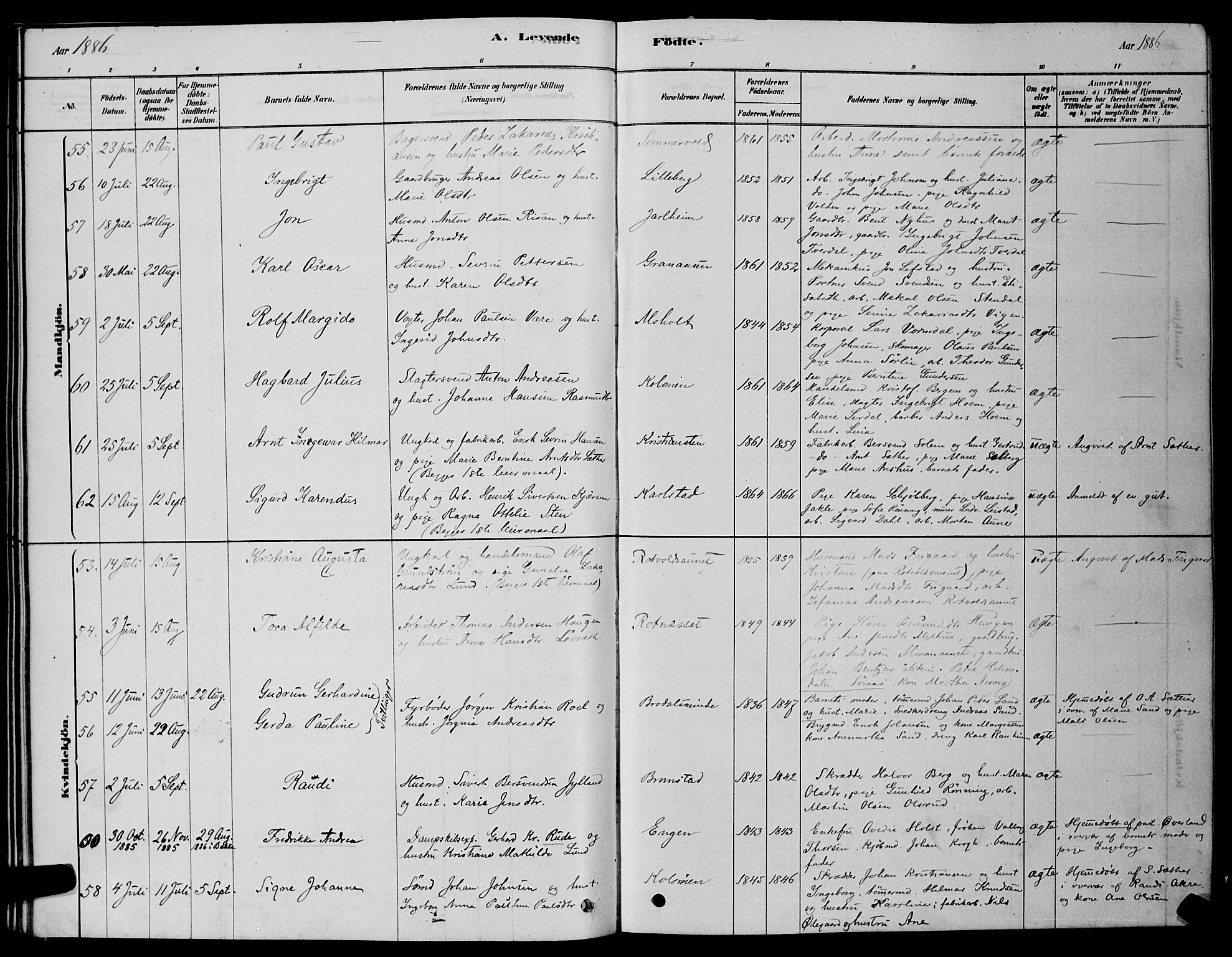 Ministerialprotokoller, klokkerbøker og fødselsregistre - Sør-Trøndelag, AV/SAT-A-1456/606/L0312: Parish register (copy) no. 606C08, 1878-1894