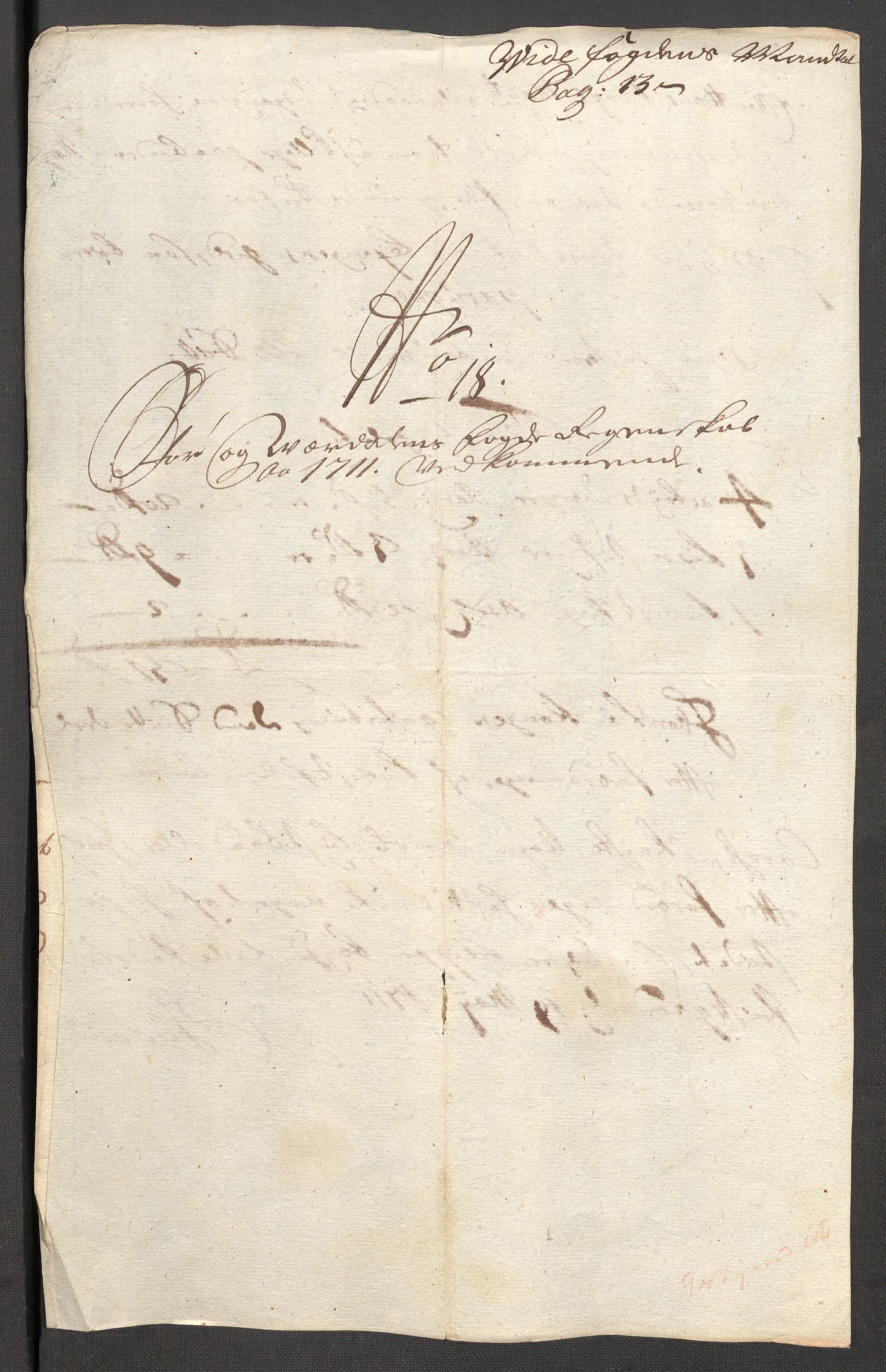 Rentekammeret inntil 1814, Reviderte regnskaper, Fogderegnskap, AV/RA-EA-4092/R62/L4201: Fogderegnskap Stjørdal og Verdal, 1711, p. 461