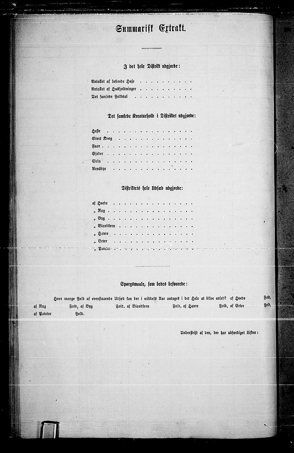 RA, 1865 census for Hole, 1865, p. 25