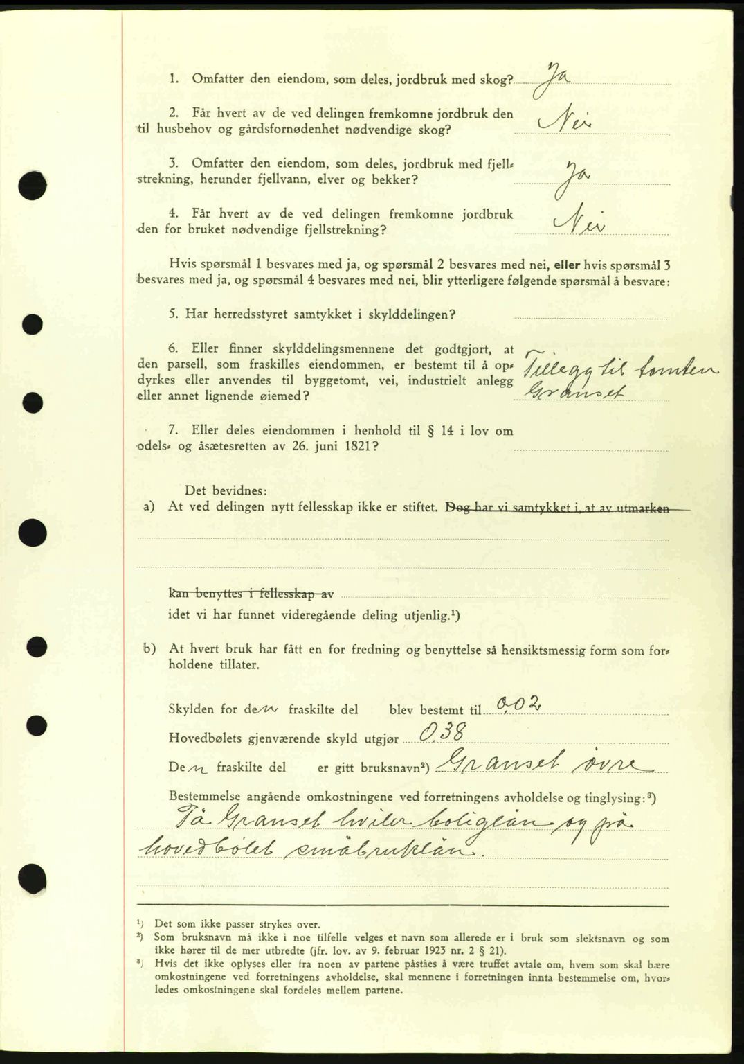 Sør-Gudbrandsdal tingrett, SAH/TING-004/H/Hb/Hbd/L0014: Mortgage book no. A14, 1944-1945, Diary no: : 668/1945
