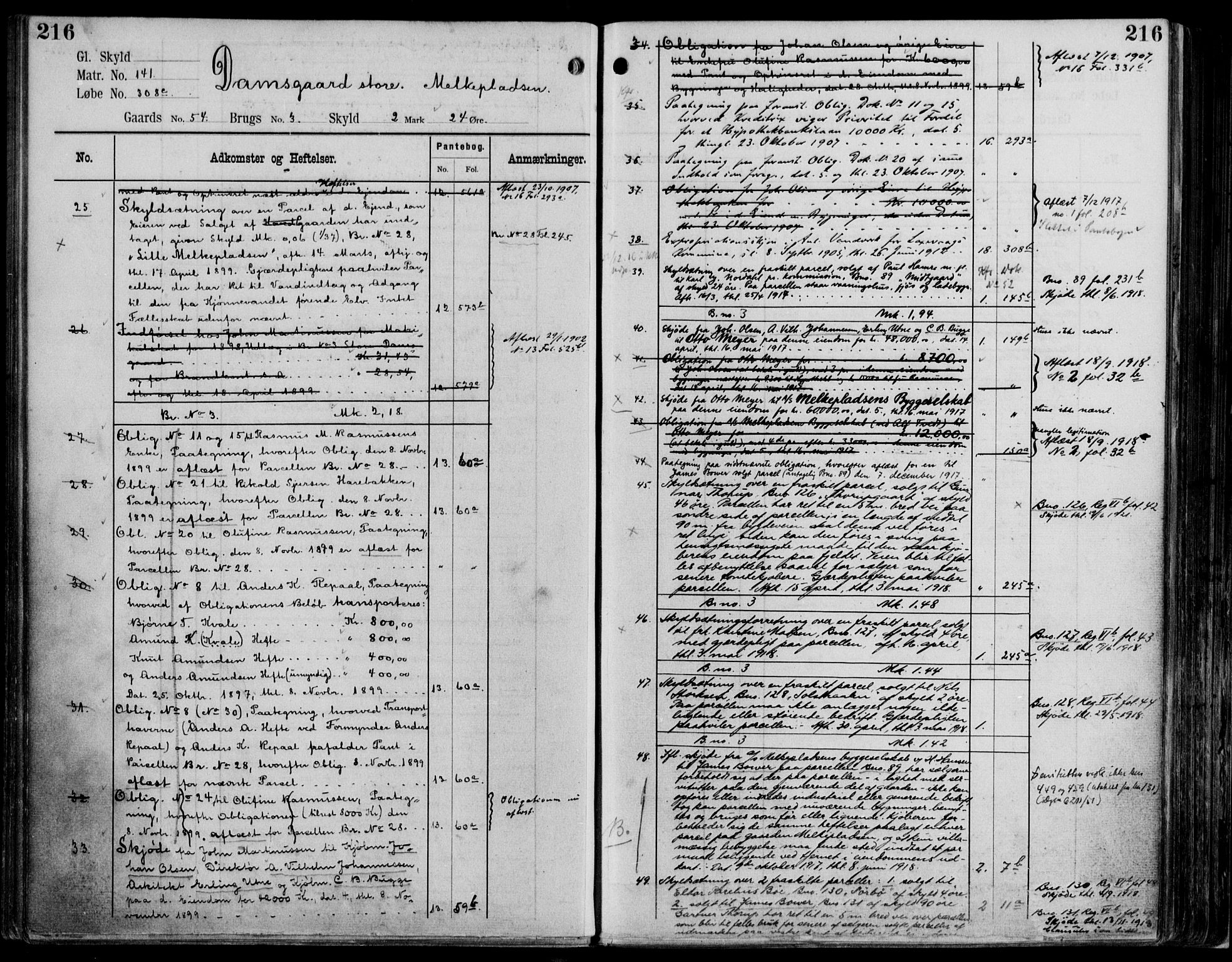 Midhordland sorenskriveri, AV/SAB-A-3001/1/G/Ga/Gab/L0114: Mortgage register no. II.A.b.114, p. 216