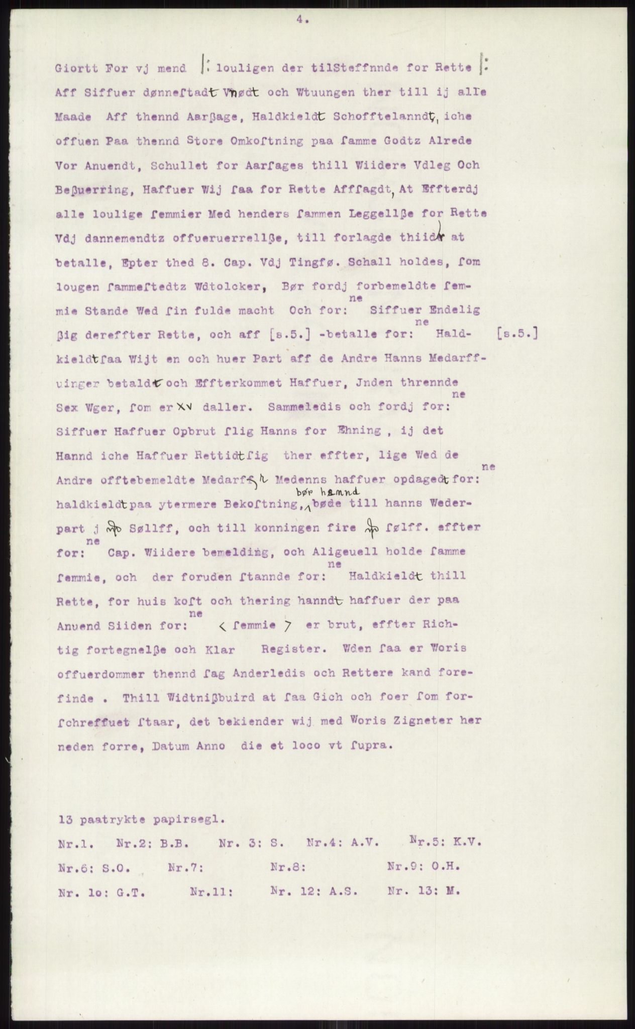 Samlinger til kildeutgivelse, Diplomavskriftsamlingen, AV/RA-EA-4053/H/Ha, p. 3013