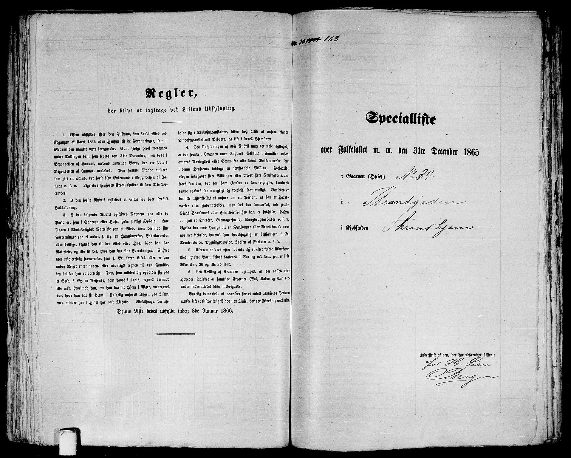 RA, 1865 census for Trondheim, 1865, p. 371