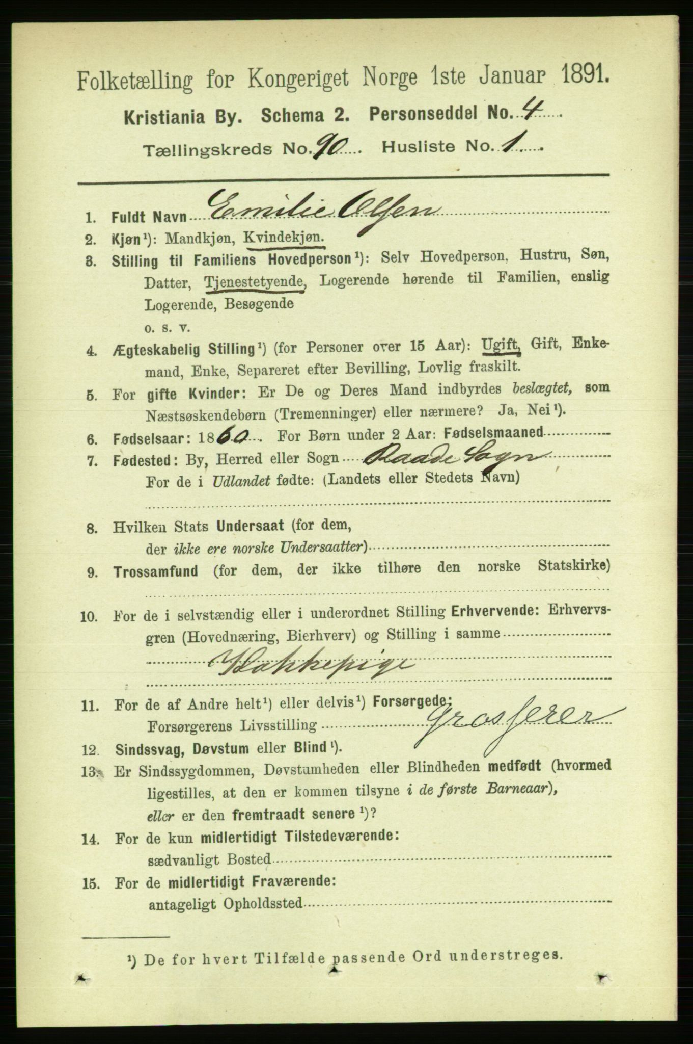 RA, 1891 census for 0301 Kristiania, 1891, p. 44361