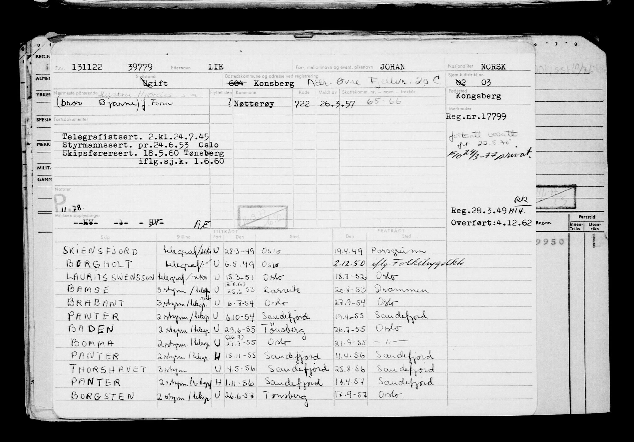 Direktoratet for sjømenn, AV/RA-S-3545/G/Gb/L0212: Hovedkort, 1922, p. 249