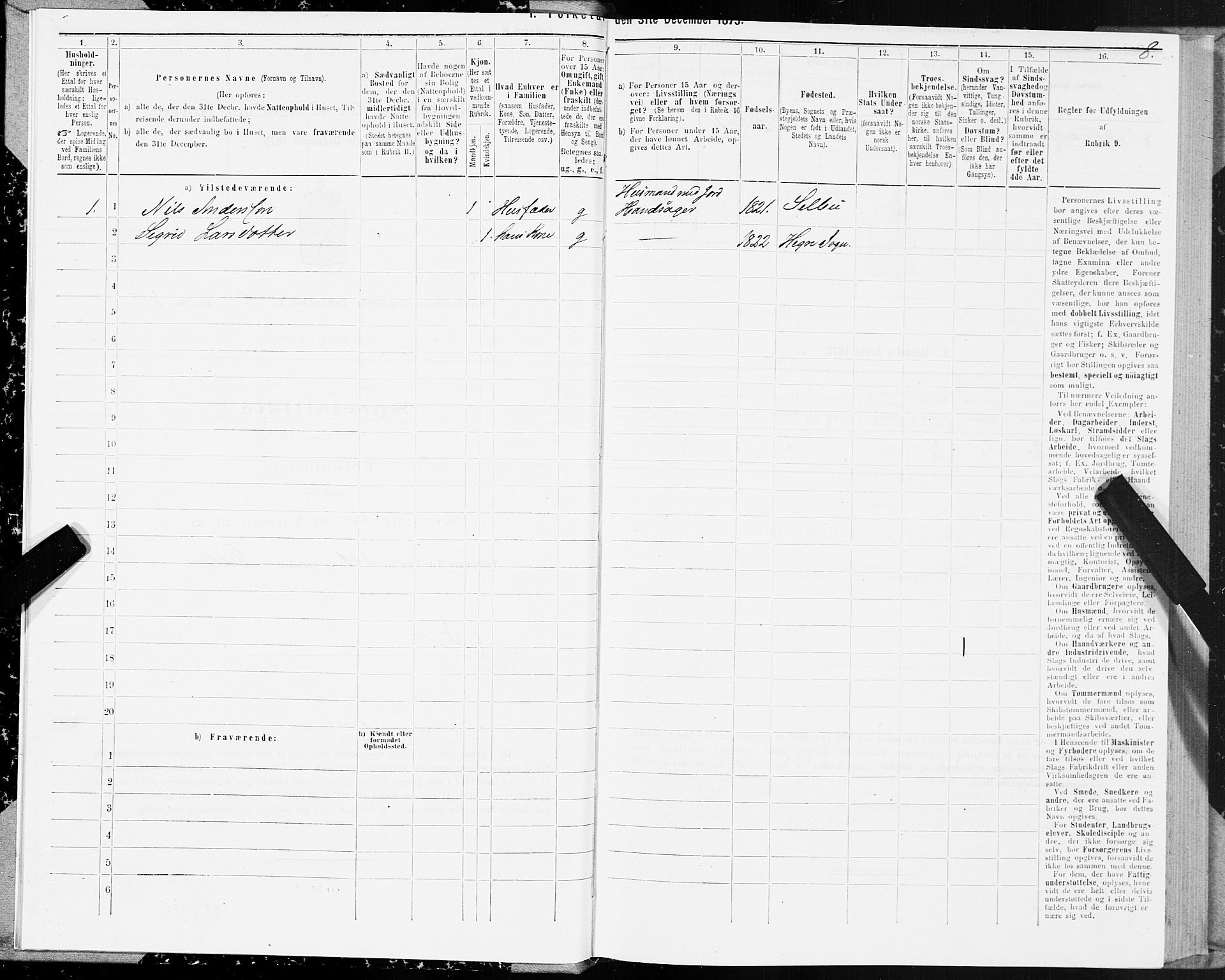 SAT, 1875 census for 1711P Øvre Stjørdal, 1875, p. 1008