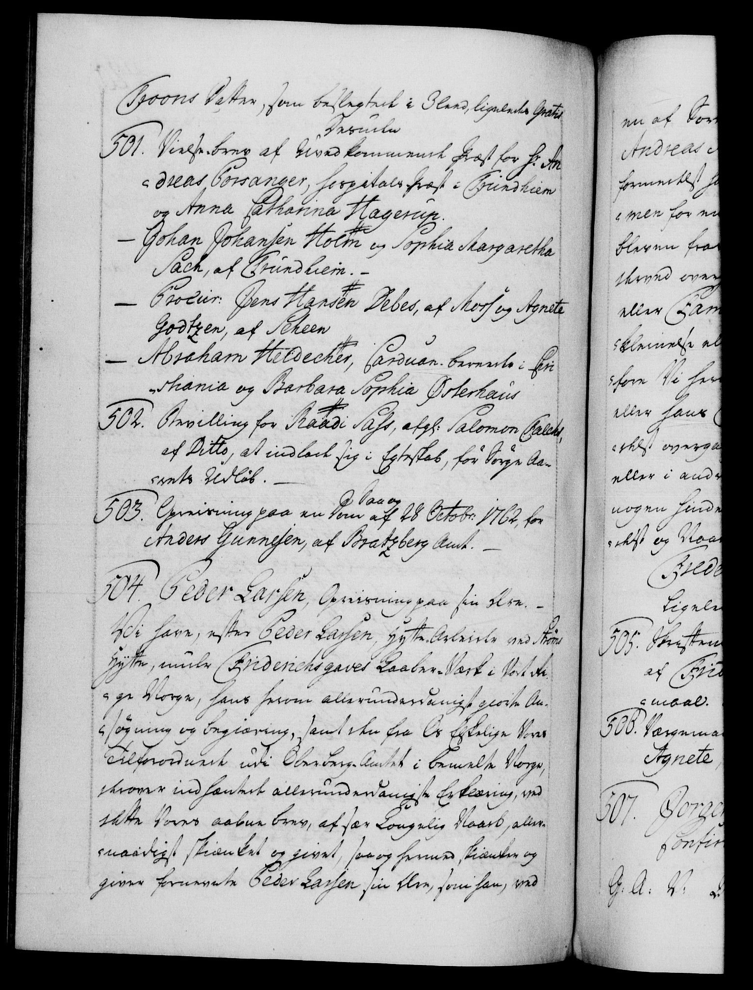 Danske Kanselli 1572-1799, AV/RA-EA-3023/F/Fc/Fca/Fcaa/L0042: Norske registre, 1763-1766, p. 440b