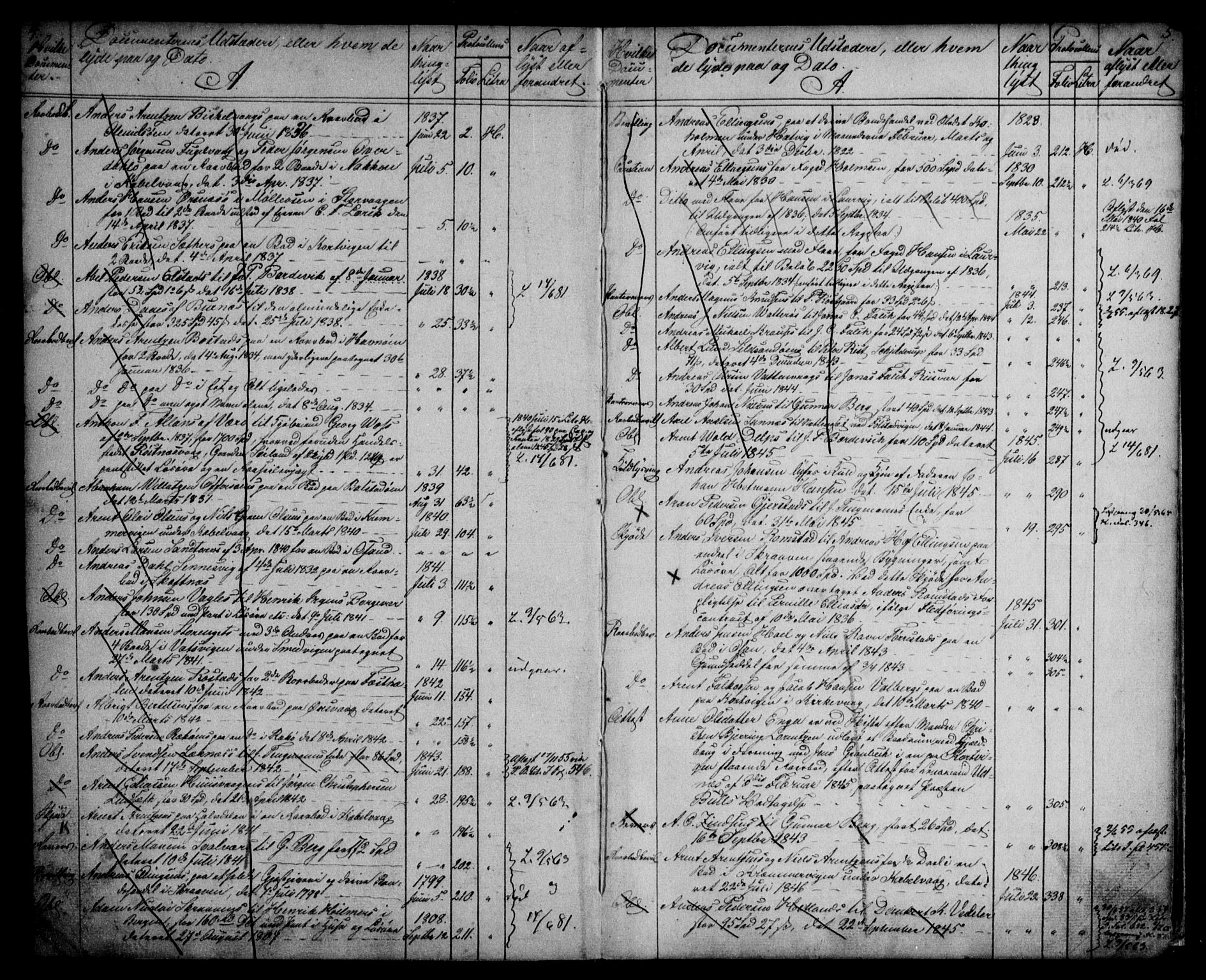 Lofoten sorenskriveri, SAT/A-0017/1/2/2B/L0001: Mortgage register no. 1, 1821-1882, p. 4-5