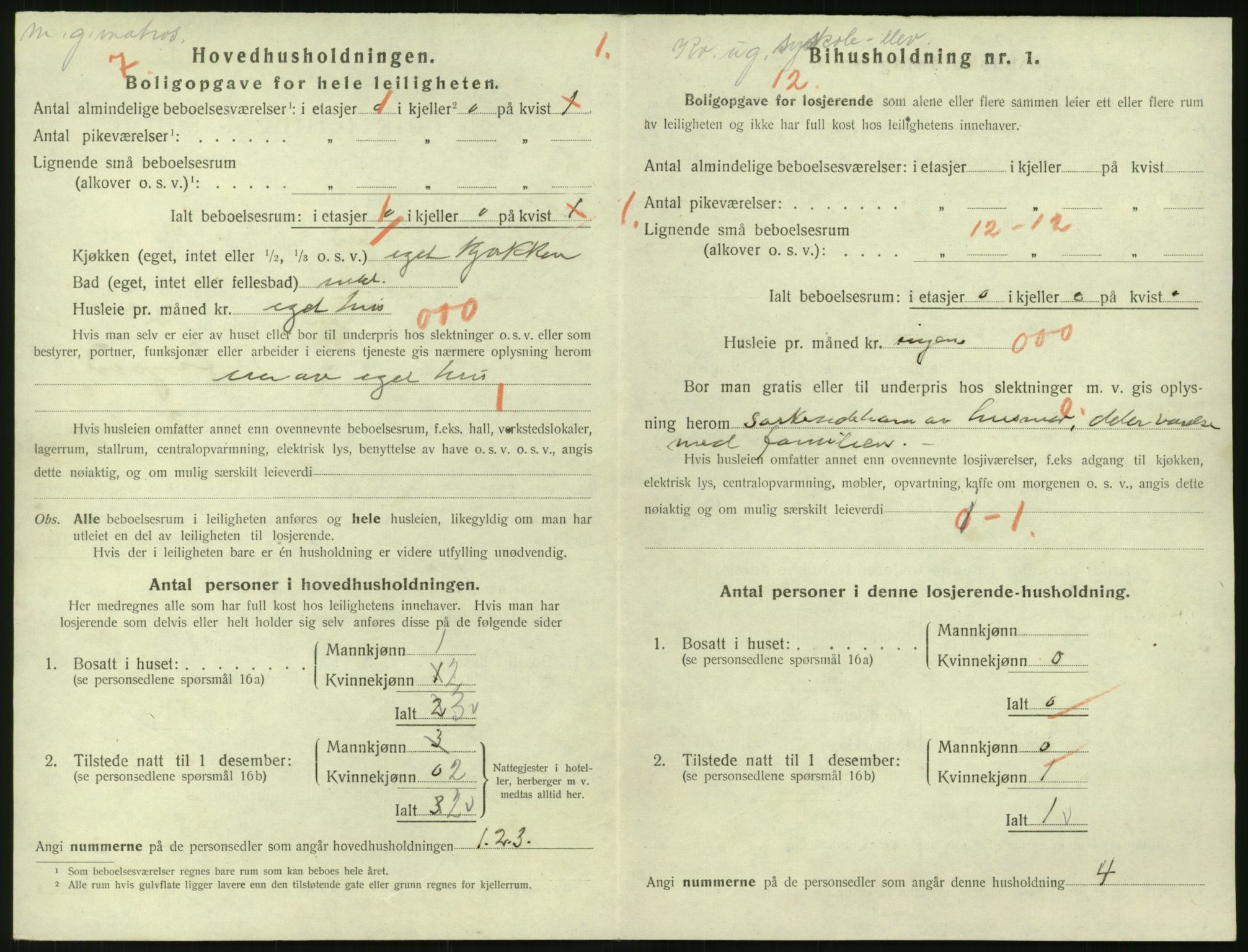 SAK, 1920 census for Risør, 1920, p. 1842