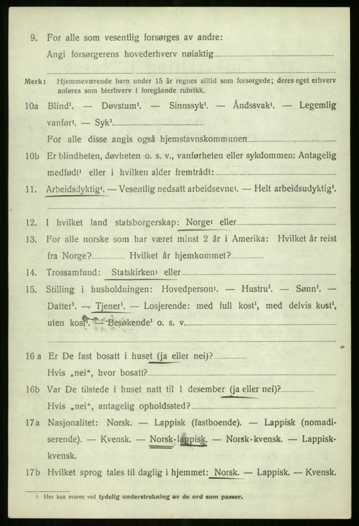 SATØ, 1920 census for Tromsøysund, 1920, p. 11275