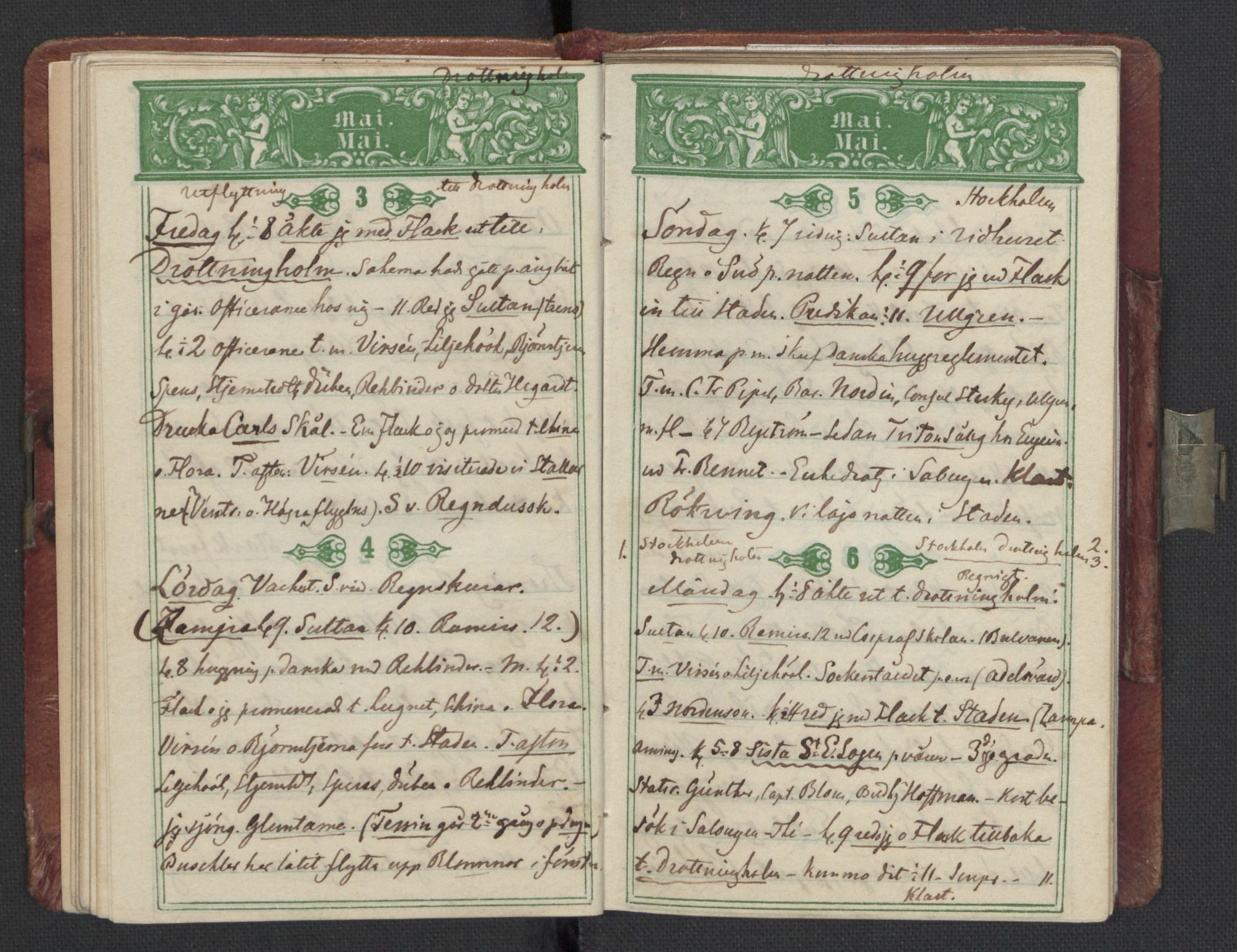 Bernadotte, AV/RA-PA-0318/F/L0001/0003: Privat materiale fra Bernadottefamilien / Dagbok, 1850, p. 39