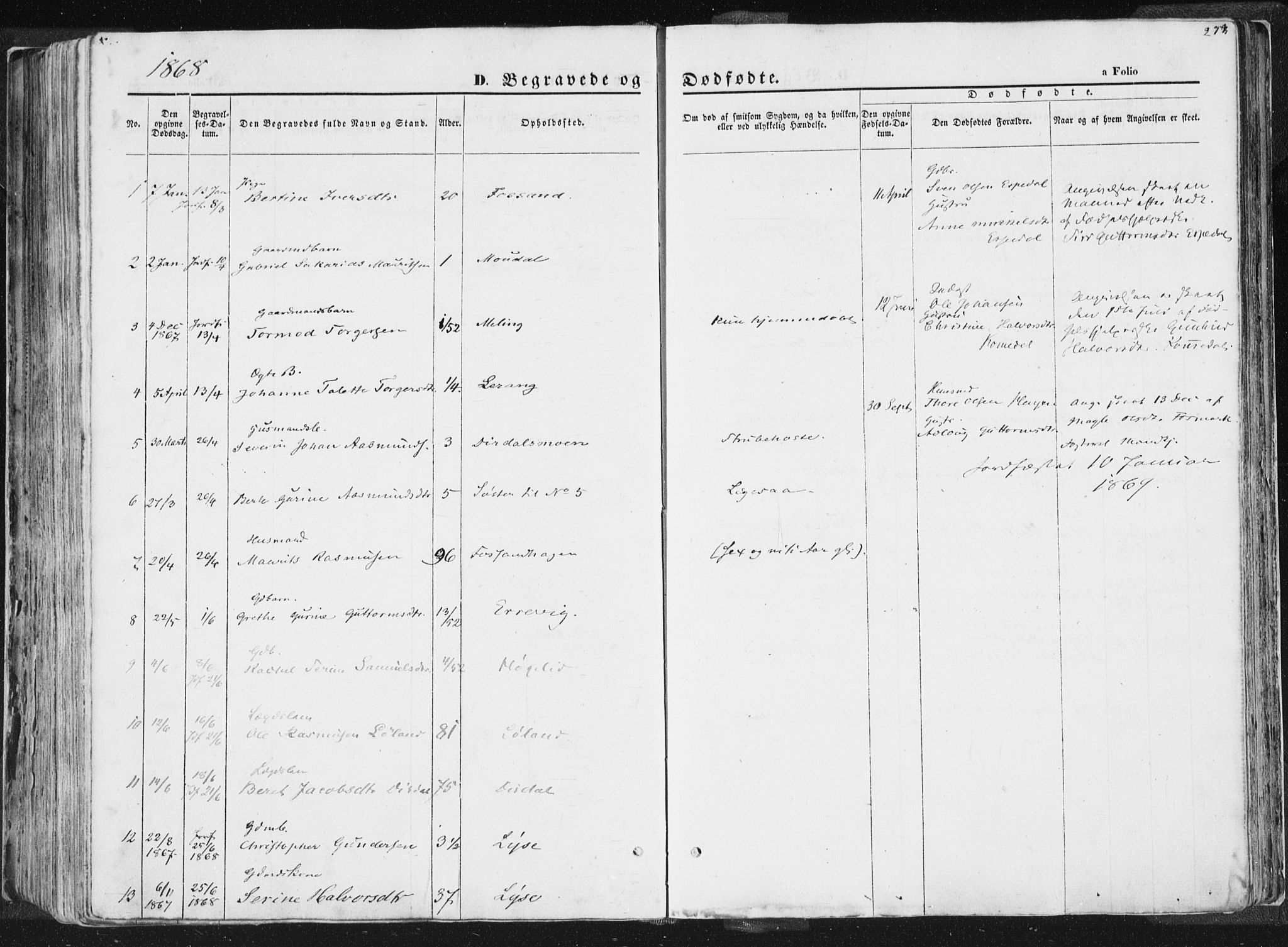 Høgsfjord sokneprestkontor, AV/SAST-A-101624/H/Ha/Haa/L0001: Parish register (official) no. A 1, 1854-1875, p. 297