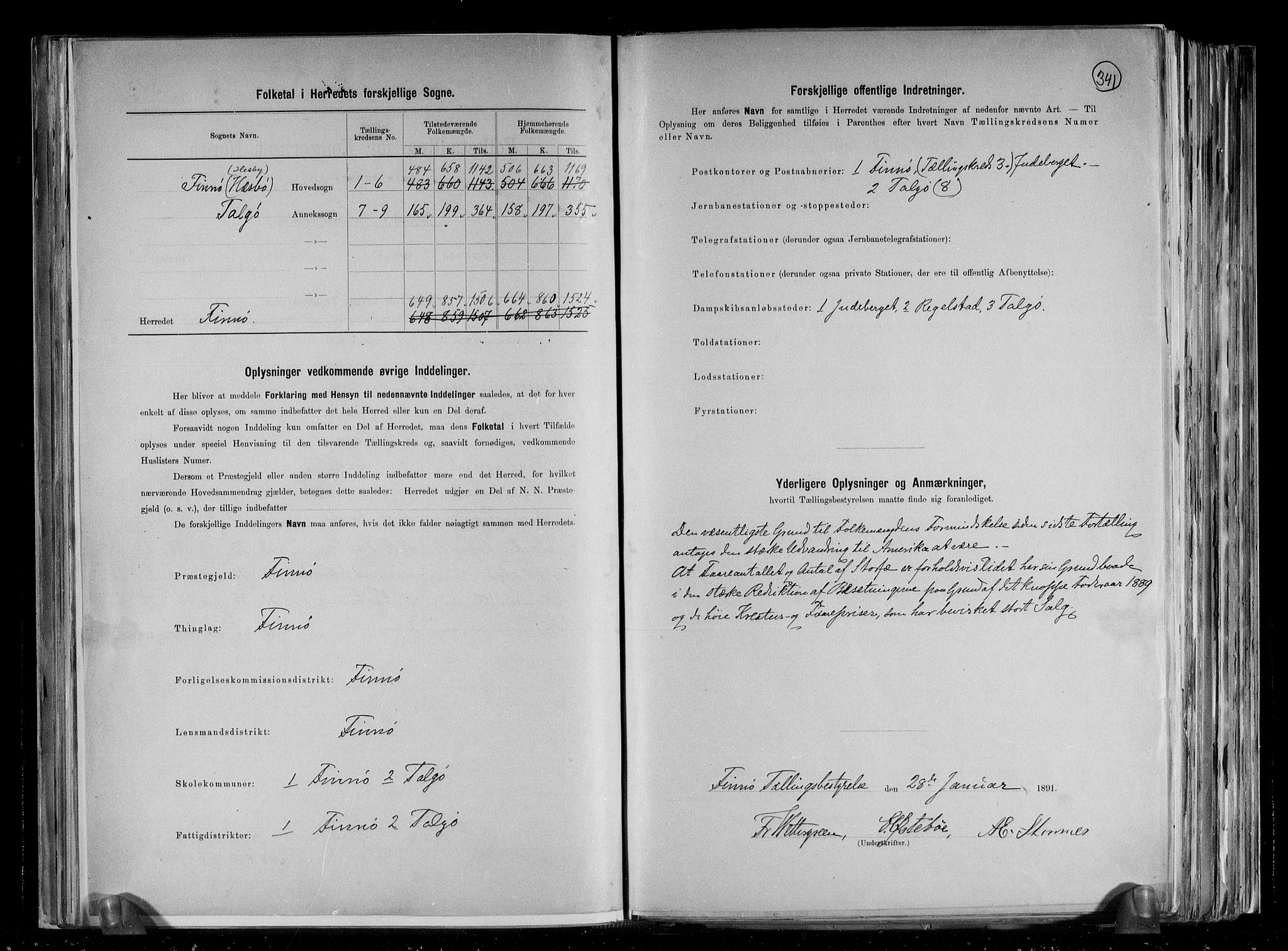 RA, 1891 census for 1141 Finnøy, 1891, p. 3