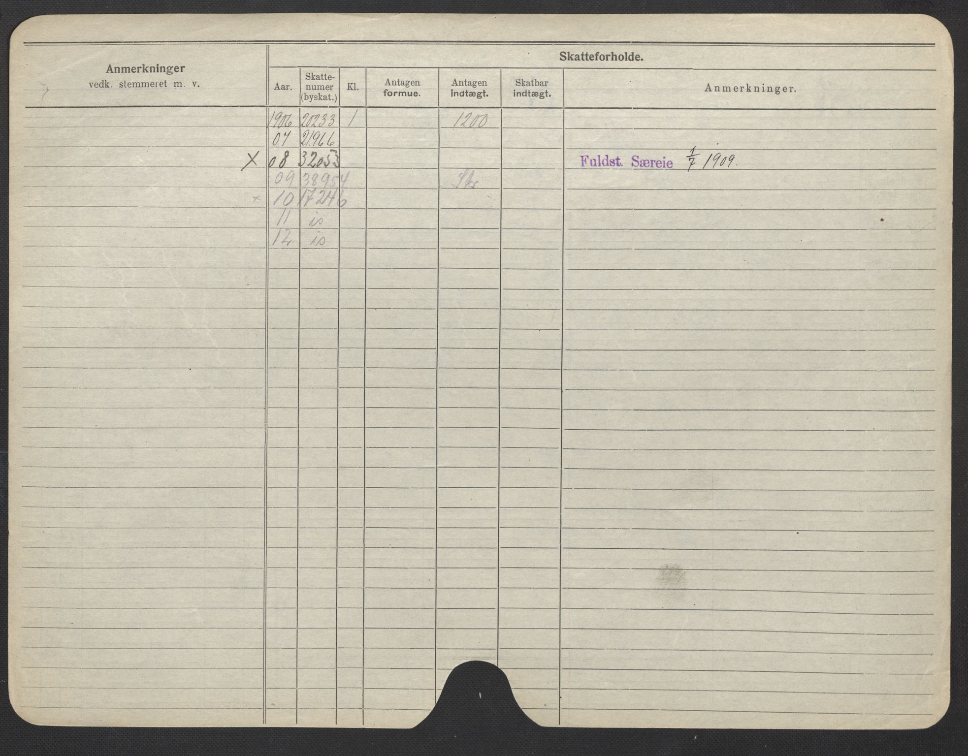 Oslo folkeregister, Registerkort, AV/SAO-A-11715/F/Fa/Fac/L0023: Kvinner, 1906-1914, p. 924b