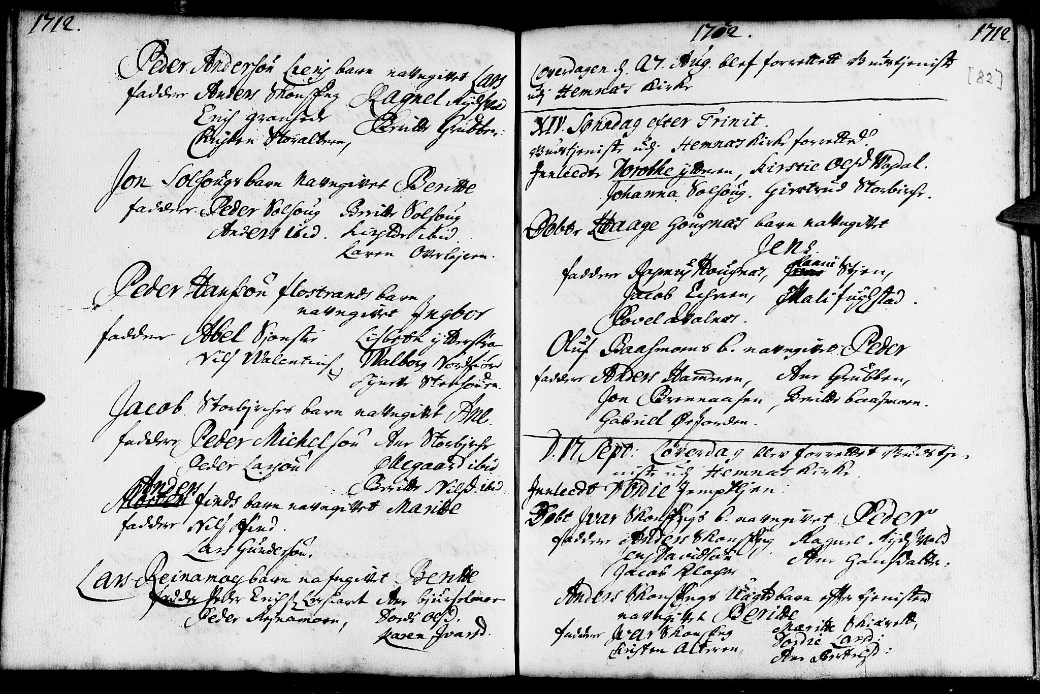 Ministerialprotokoller, klokkerbøker og fødselsregistre - Nordland, AV/SAT-A-1459/825/L0345: Parish register (official) no. 825A01, 1704-1728, p. 82