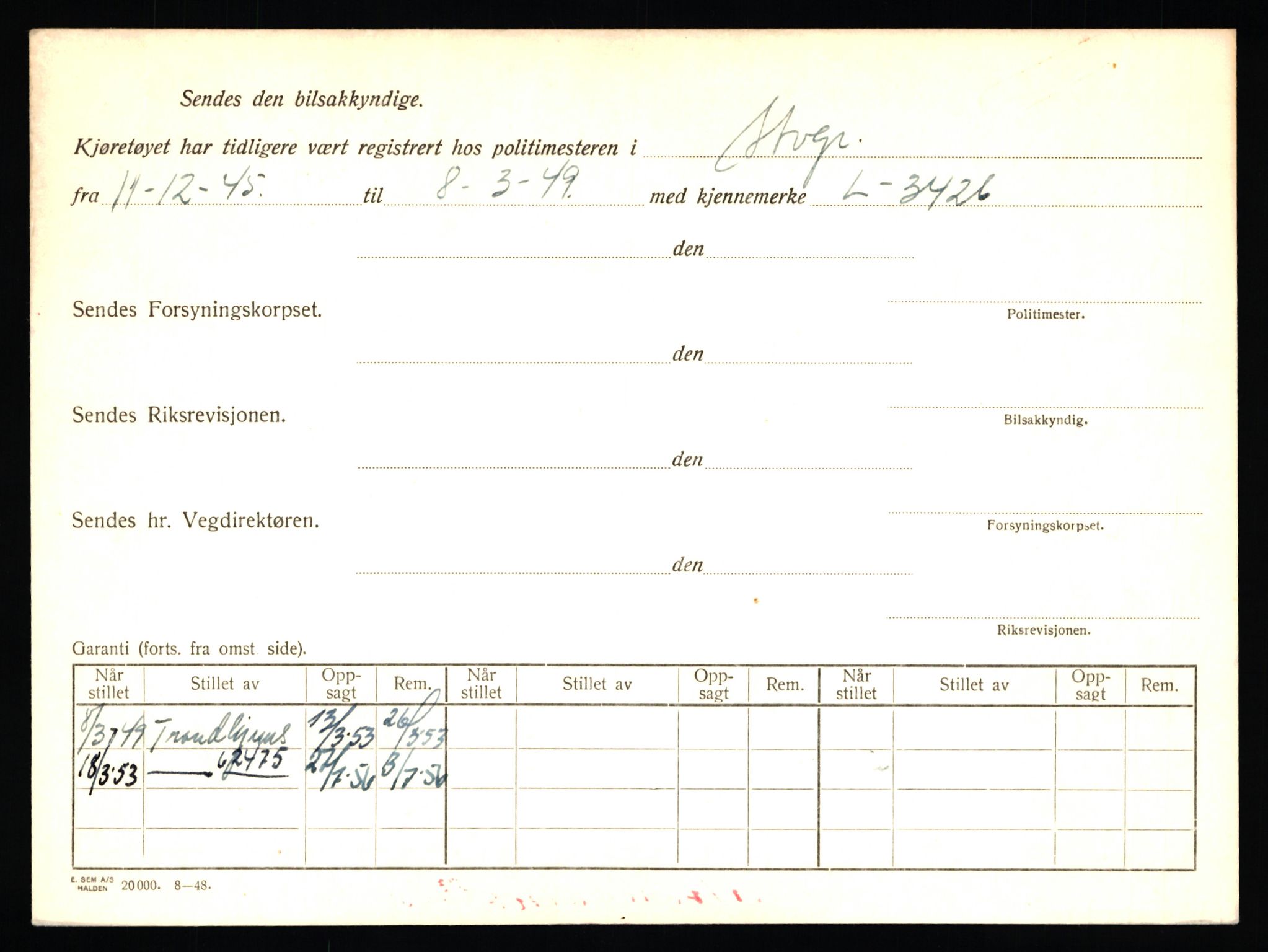 Stavanger trafikkstasjon, SAST/A-101942/0/F/L0026: L-14000 - L-14599, 1930-1971, p. 1024