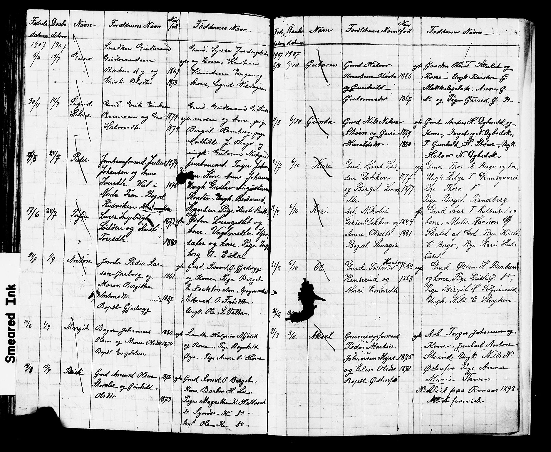 Nes kirkebøker, AV/SAKO-A-236/G/Ga/L0003: Parish register (copy) no. I 3, 1889-1909