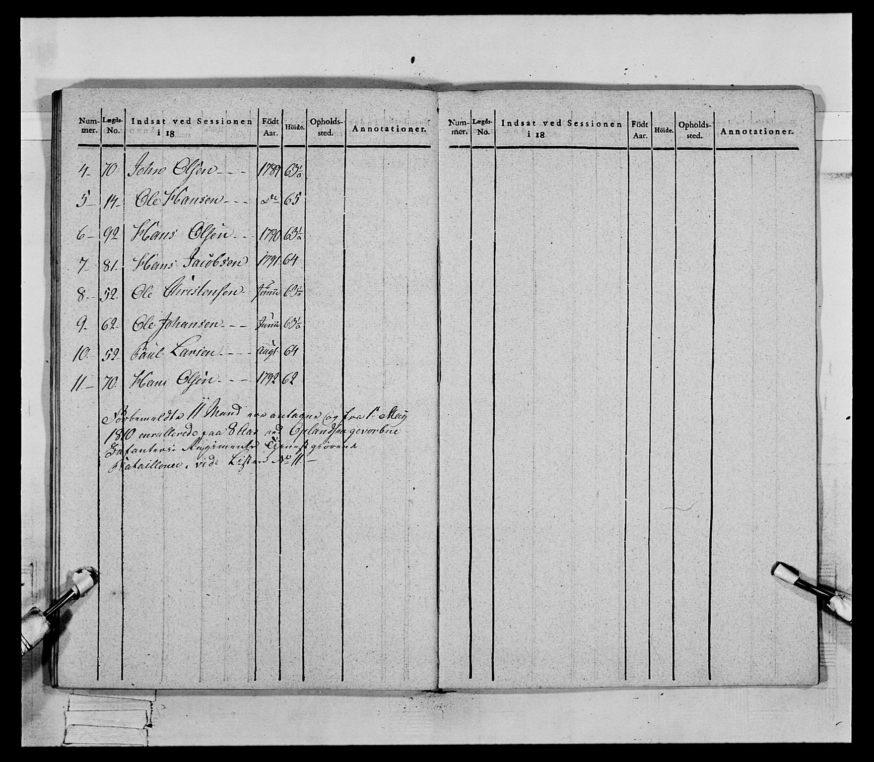 Generalitets- og kommissariatskollegiet, Det kongelige norske kommissariatskollegium, RA/EA-5420/E/Eh/L0069: Opplandske gevorbne infanteriregiment, 1810-1818, p. 606