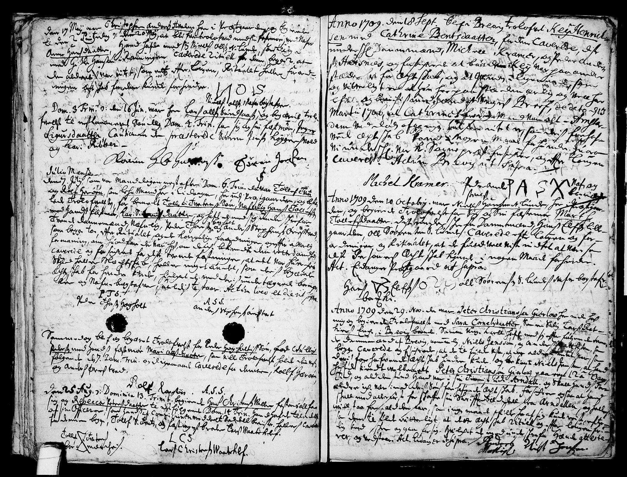 Eidanger kirkebøker, SAKO/A-261/F/Fa/L0001: Parish register (official) no. 1, 1695-1717, p. 33