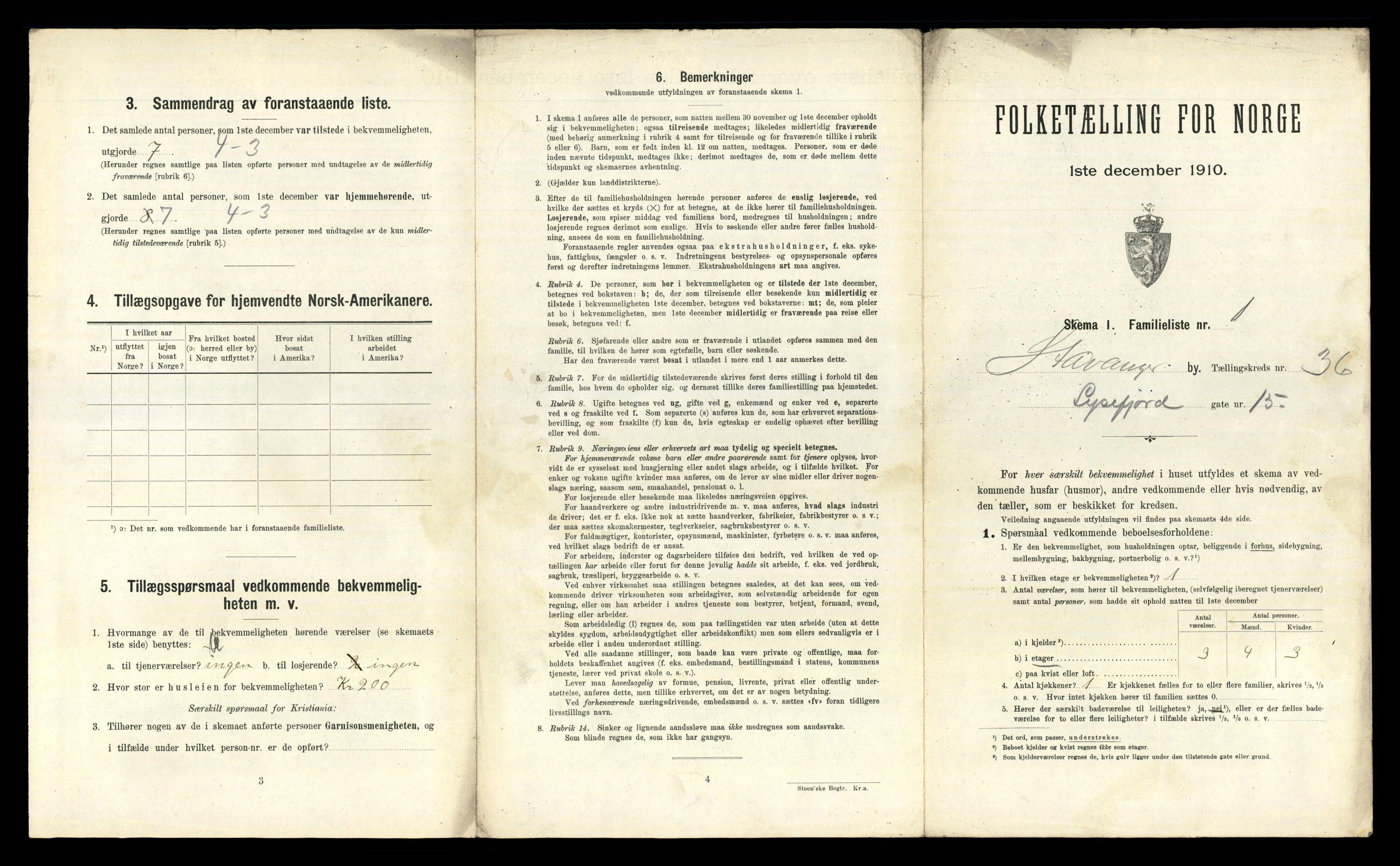 RA, 1910 census for Stavanger, 1910, p. 23878