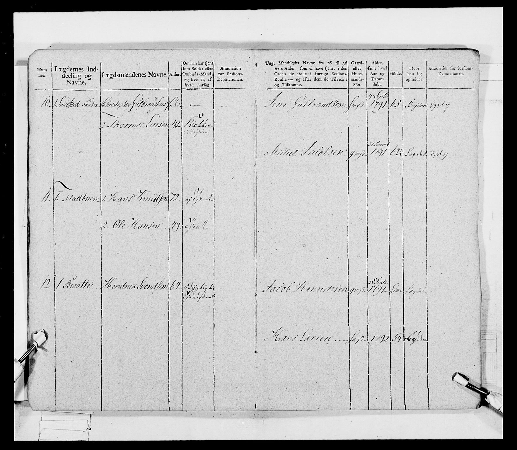 Generalitets- og kommissariatskollegiet, Det kongelige norske kommissariatskollegium, AV/RA-EA-5420/E/Eh/L0033: Nordafjelske gevorbne infanteriregiment, 1810, p. 10