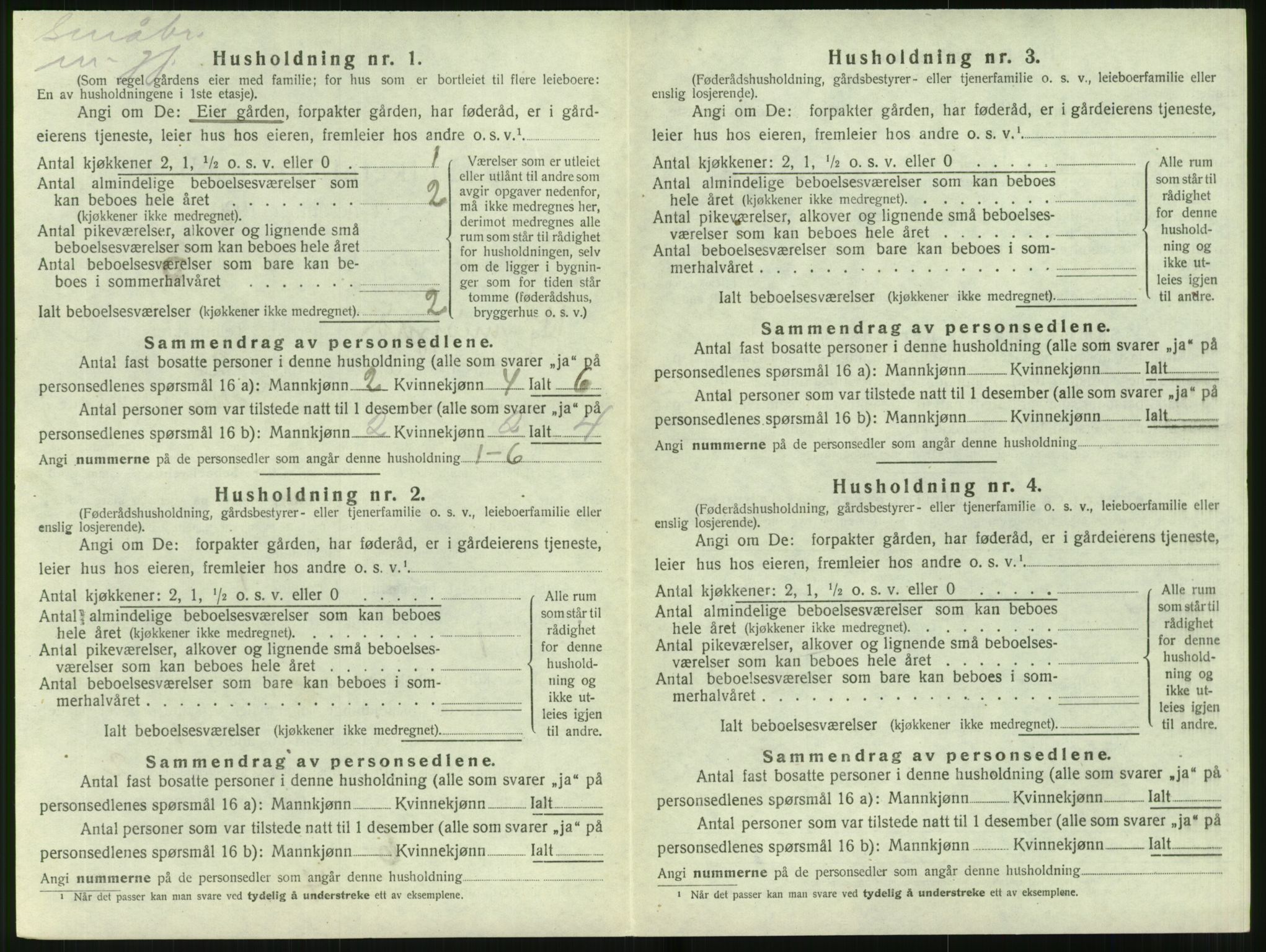 SAT, 1920 census for Hjørundfjord, 1920, p. 74