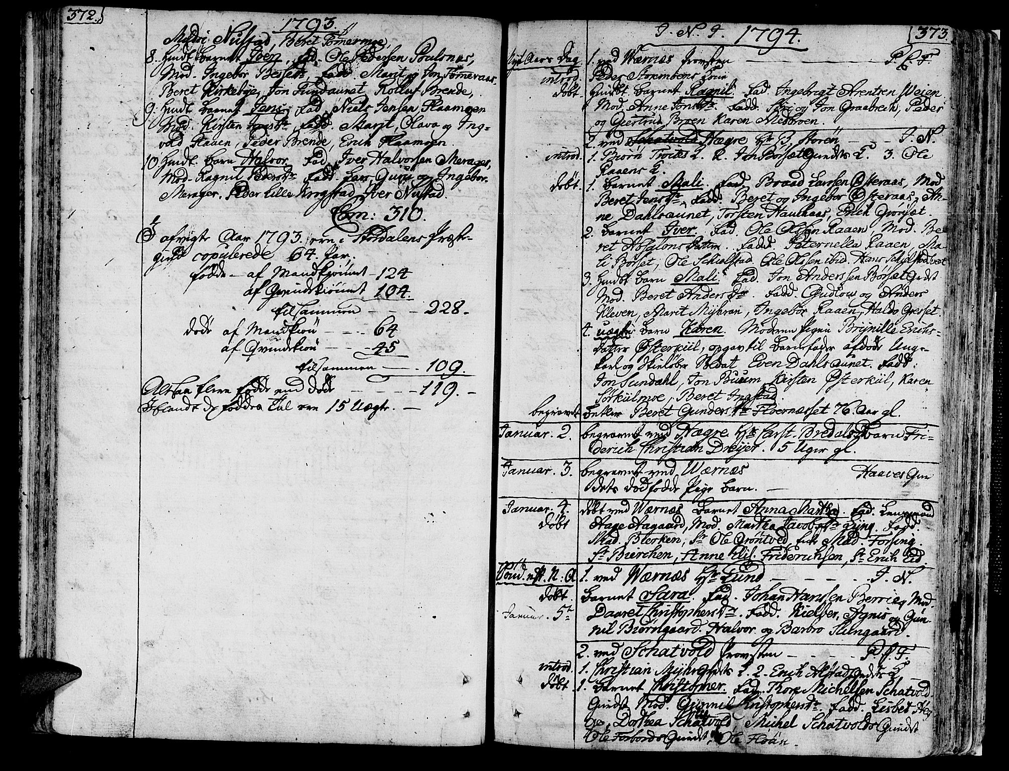 Ministerialprotokoller, klokkerbøker og fødselsregistre - Nord-Trøndelag, SAT/A-1458/709/L0059: Parish register (official) no. 709A06, 1781-1797, p. 372-373