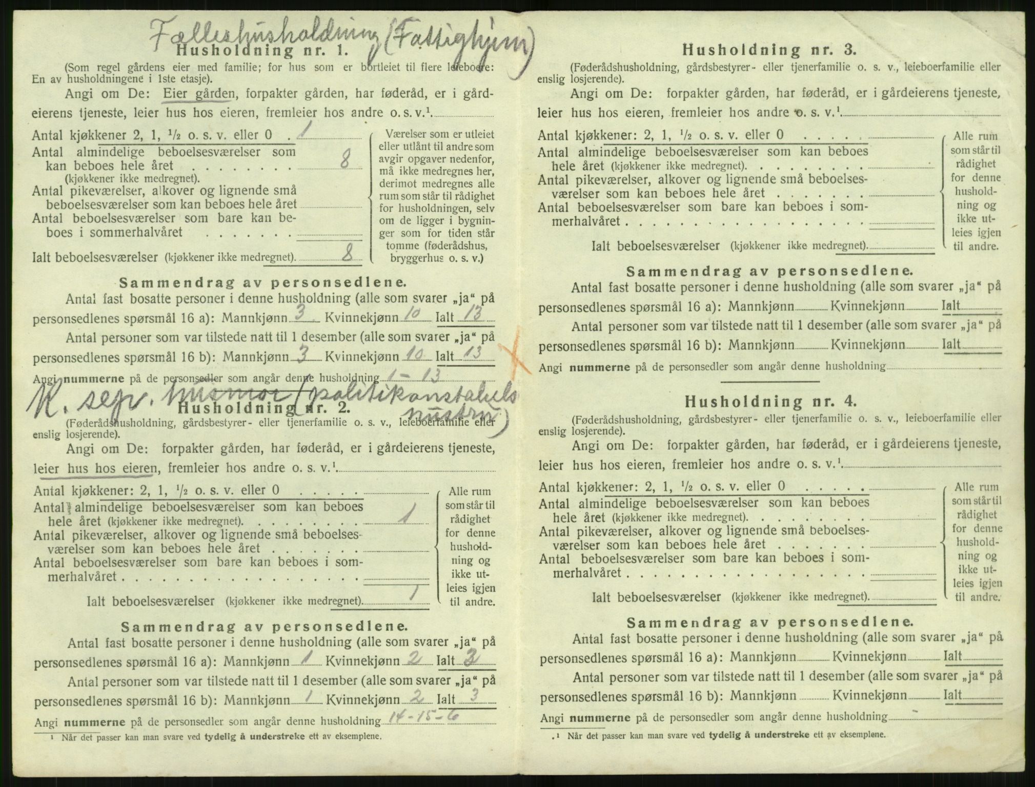 SAT, 1920 census for Ørskog, 1920, p. 295