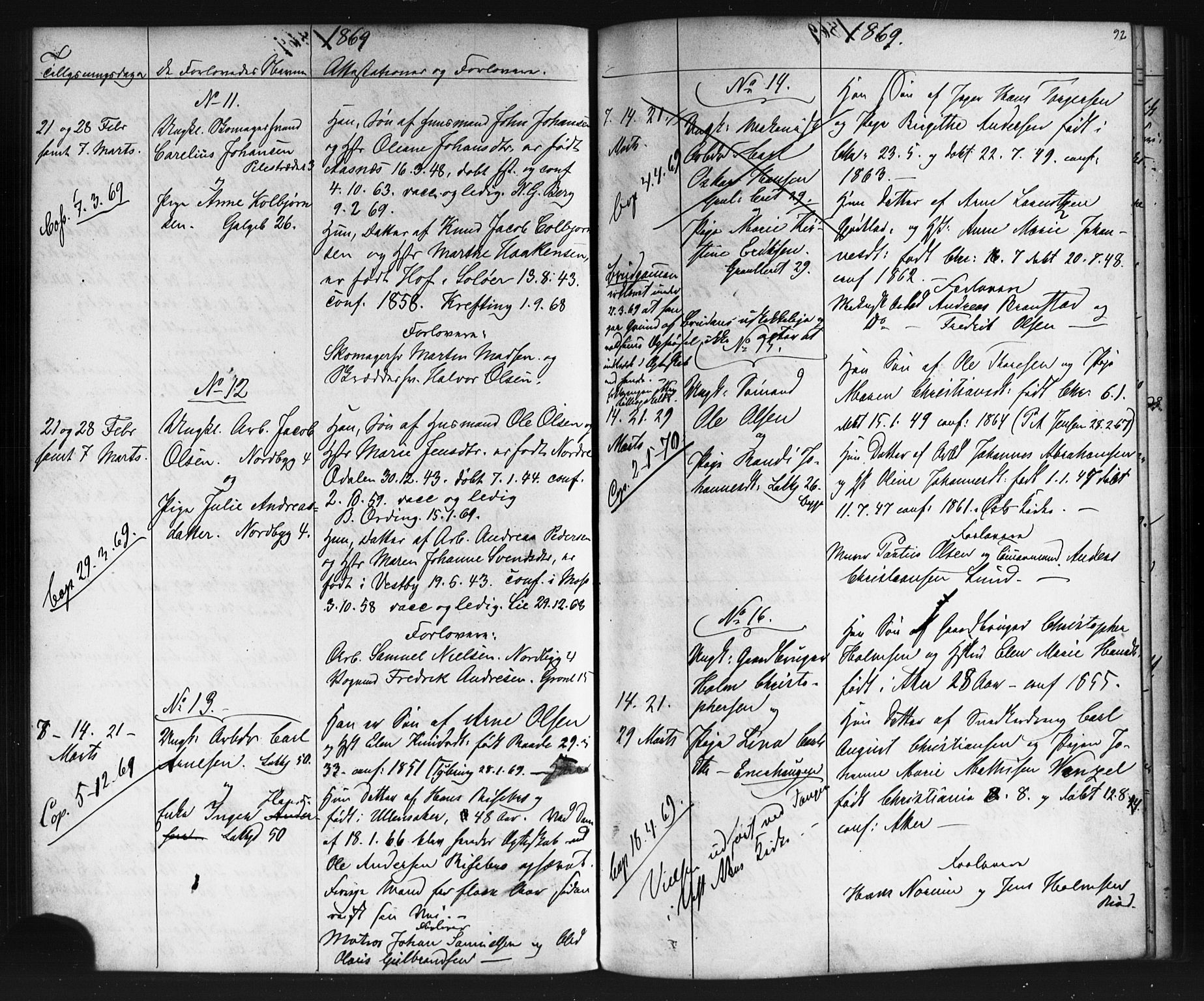 Grønland prestekontor Kirkebøker, AV/SAO-A-10848/G/Ga/L0002: Parish register (copy) no. 2, 1861-1863, p. 92