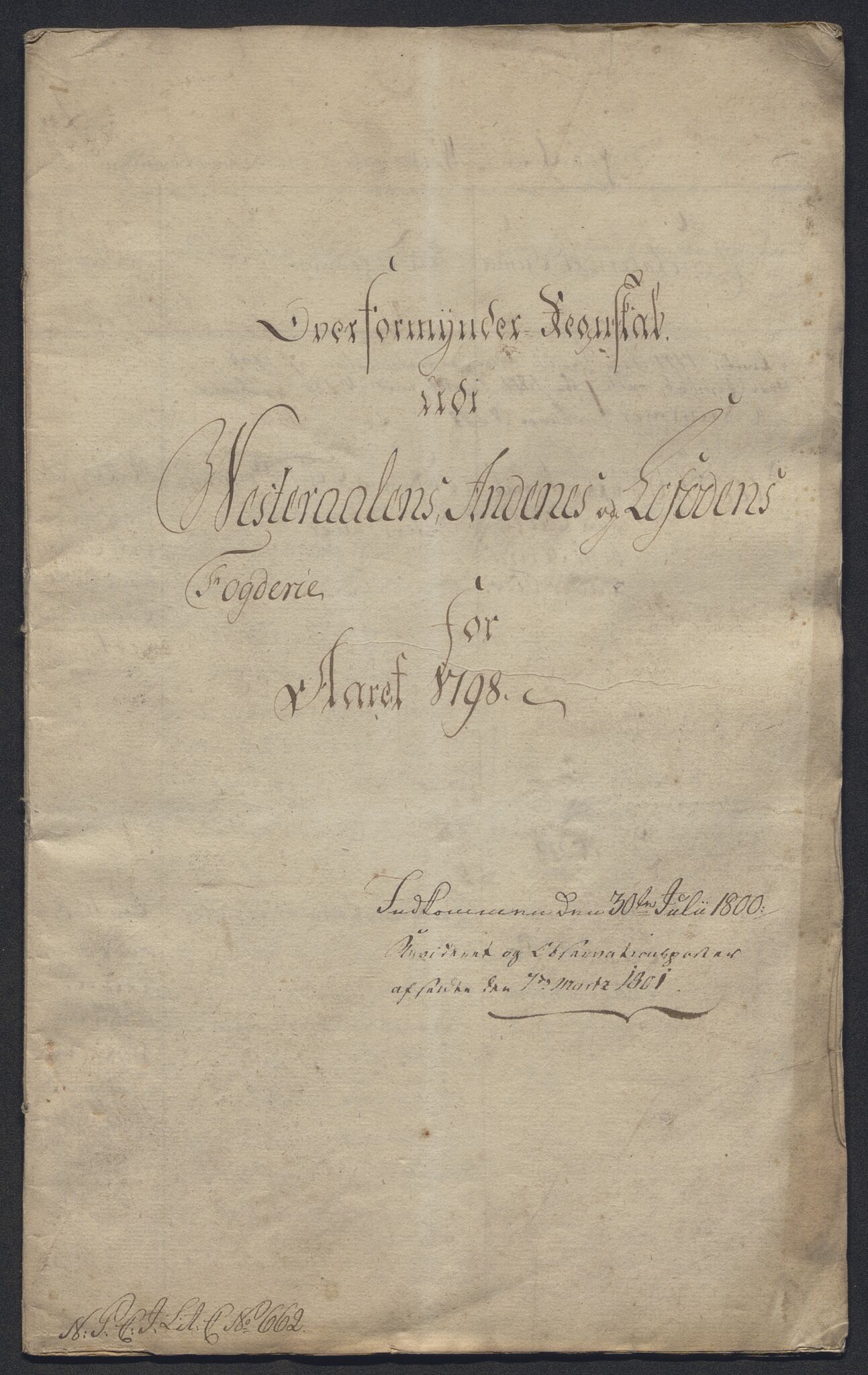 Danske Kanselli 1800-1814, RA/EA-3024/K/Kk/Kkb8/L0020: Lofoten sorenskriveri, 1796-1803, p. 121