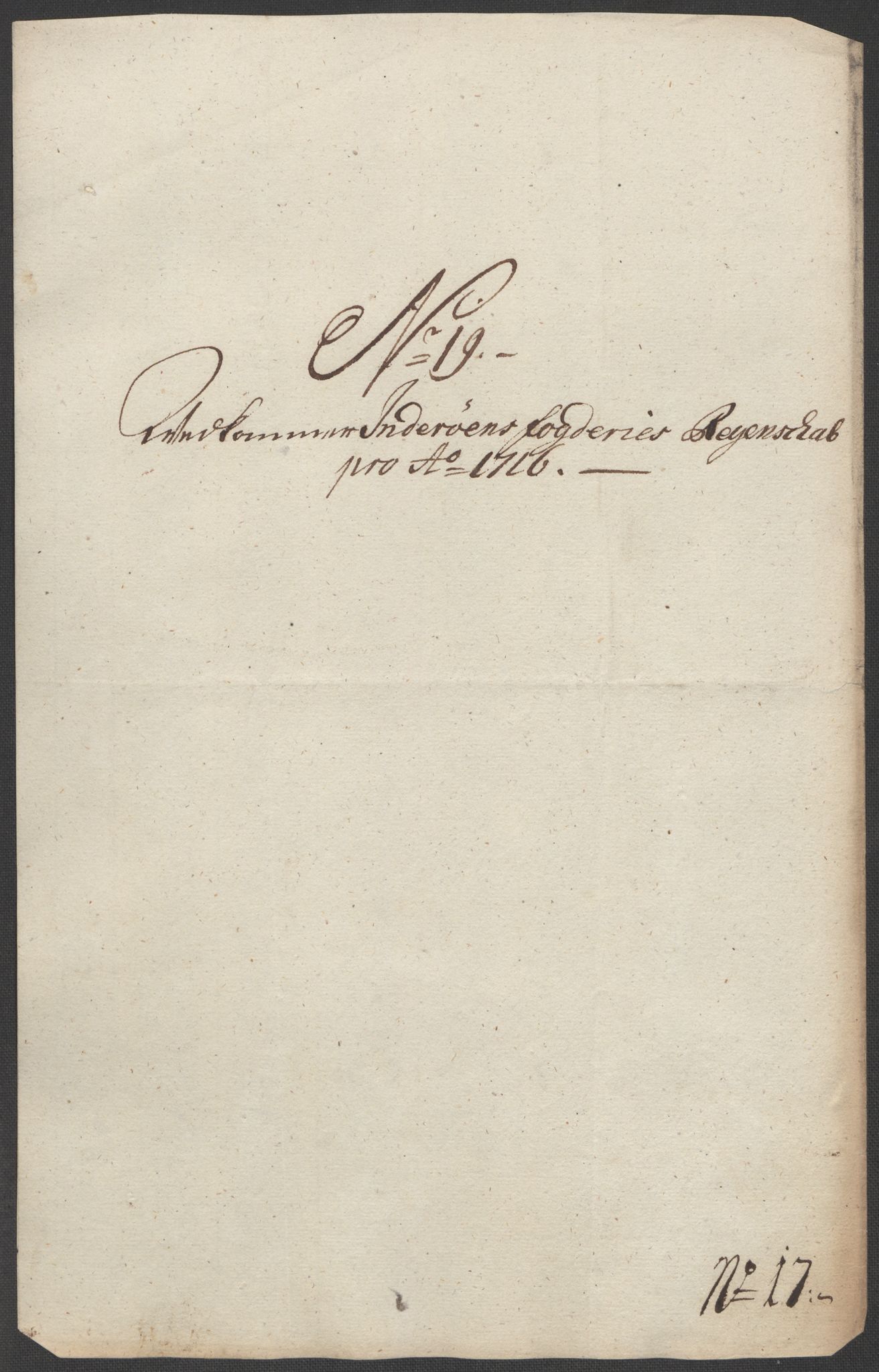 Rentekammeret inntil 1814, Reviderte regnskaper, Fogderegnskap, RA/EA-4092/R63/L4324: Fogderegnskap Inderøy, 1716, p. 223