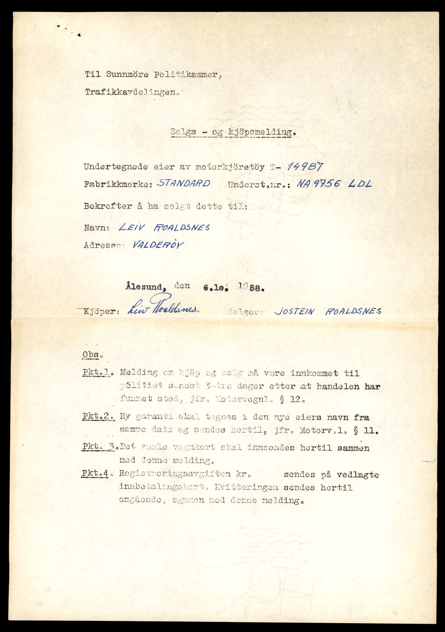 Møre og Romsdal vegkontor - Ålesund trafikkstasjon, AV/SAT-A-4099/F/Fe/L0049: Registreringskort for kjøretøy T 14864 - T 18613, 1927-1998, p. 2929