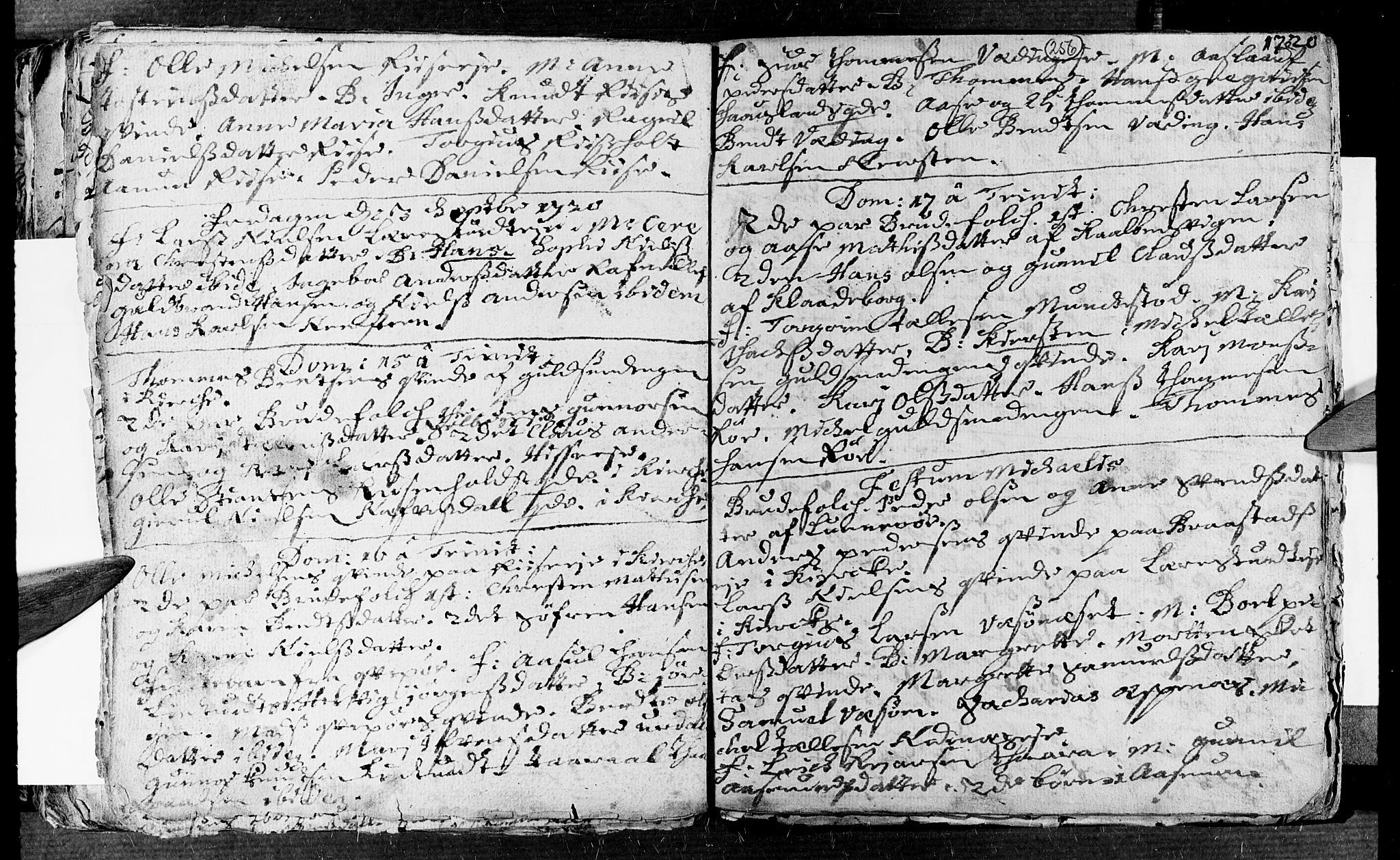 Øyestad sokneprestkontor, AV/SAK-1111-0049/F/Fa/L0002: Parish register (official) no. A 2, 1692-1722, p. 256