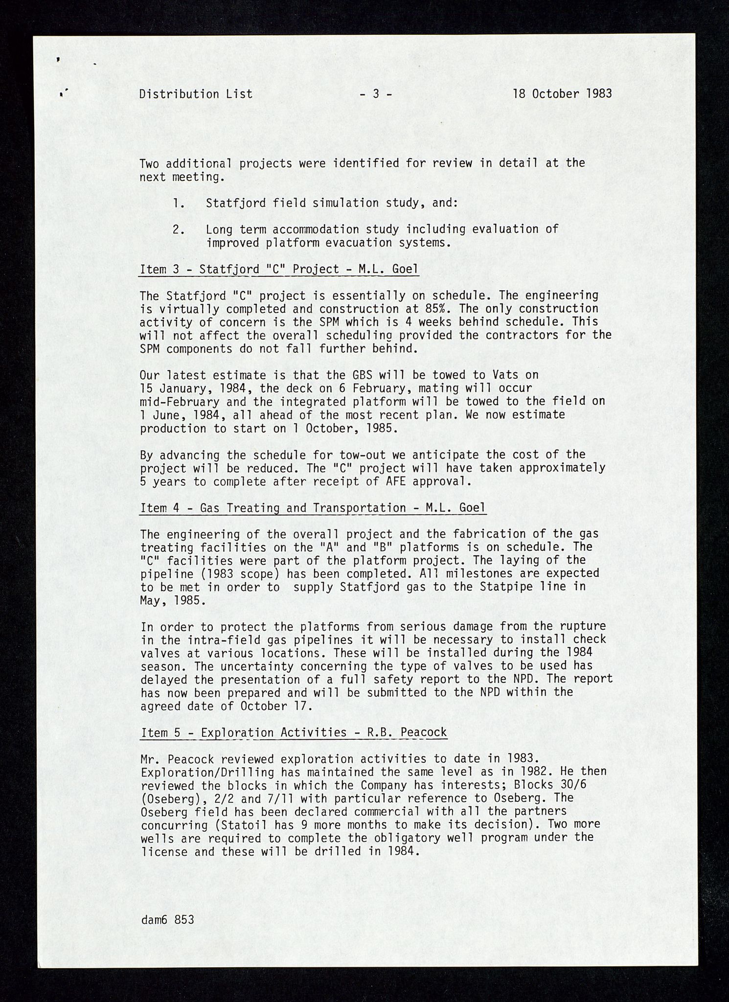 Pa 1578 - Mobil Exploration Norway Incorporated, AV/SAST-A-102024/4/D/Da/L0168: Sak og korrespondanse og styremøter, 1973-1986, p. 193