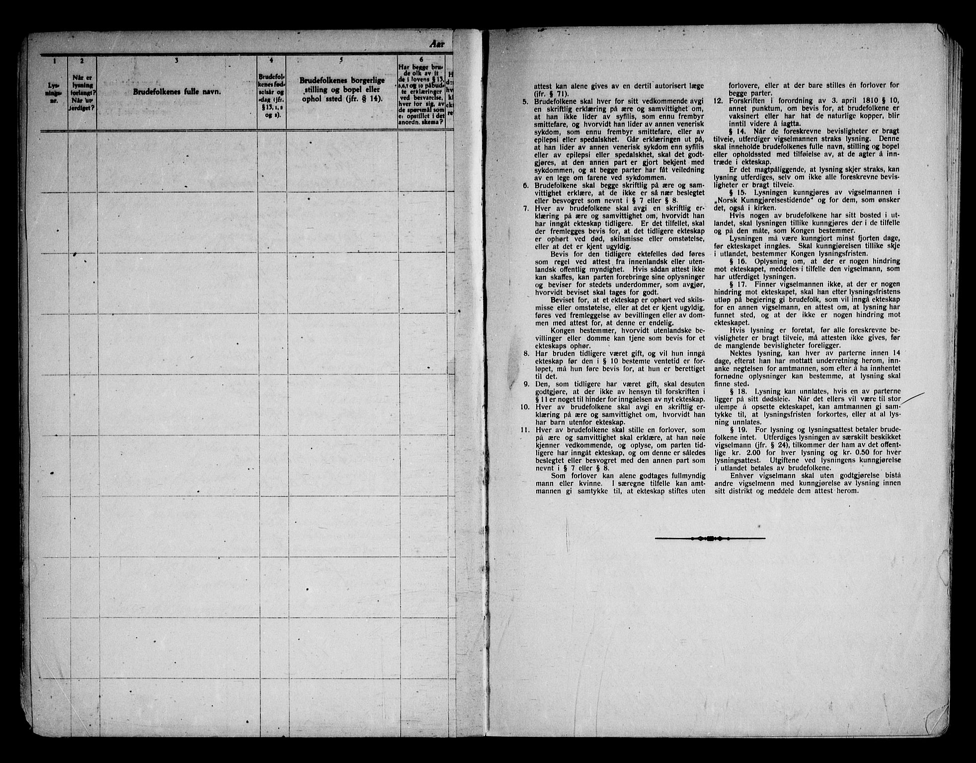 Tinn kirkebøker, SAKO/A-308/H/Ha/L0002: Banns register no. 2, 1919-1969