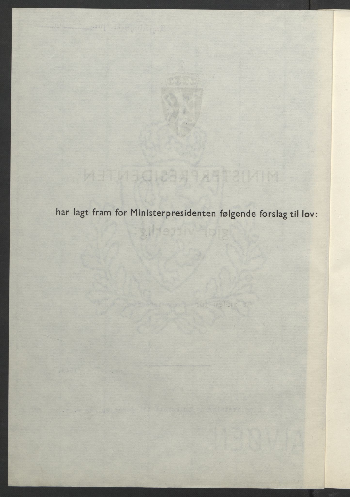 NS-administrasjonen 1940-1945 (Statsrådsekretariatet, de kommisariske statsråder mm), RA/S-4279/D/Db/L0099: Lover, 1943, p. 179