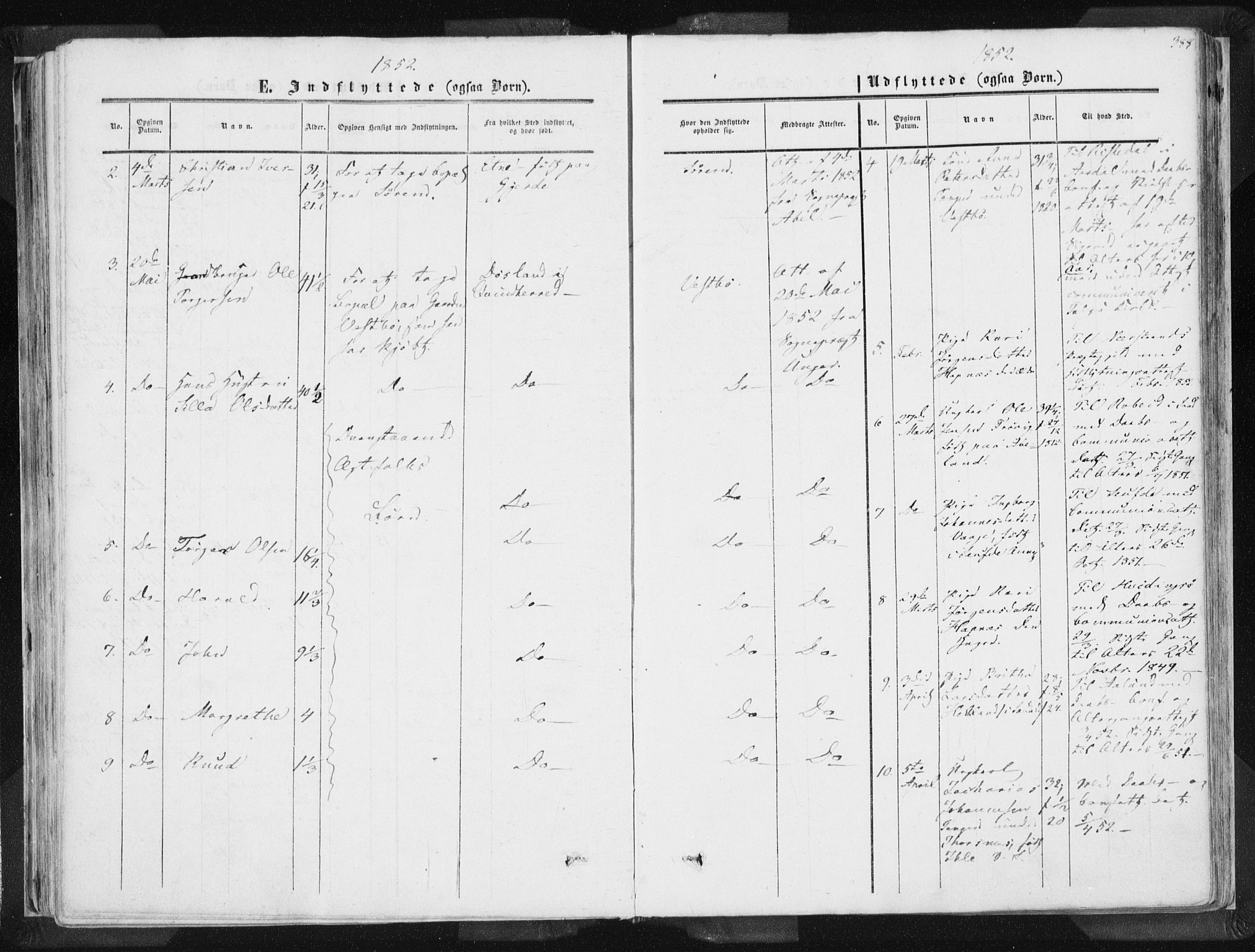 Vikedal sokneprestkontor, SAST/A-101840/01/IV: Parish register (official) no. A 6.2, 1851-1867, p. 388