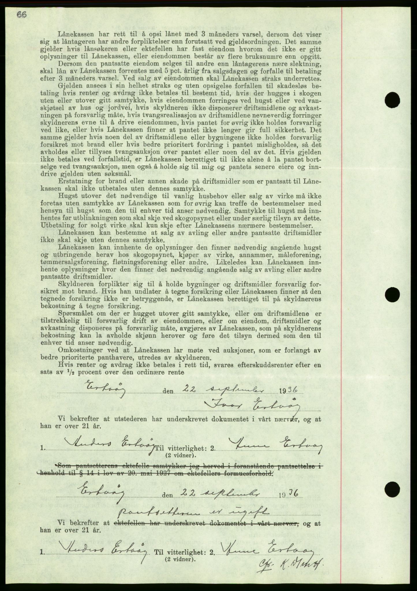 Nordmøre sorenskriveri, AV/SAT-A-4132/1/2/2Ca/L0090: Mortgage book no. B80, 1936-1937, Diary no: : 2107/1936