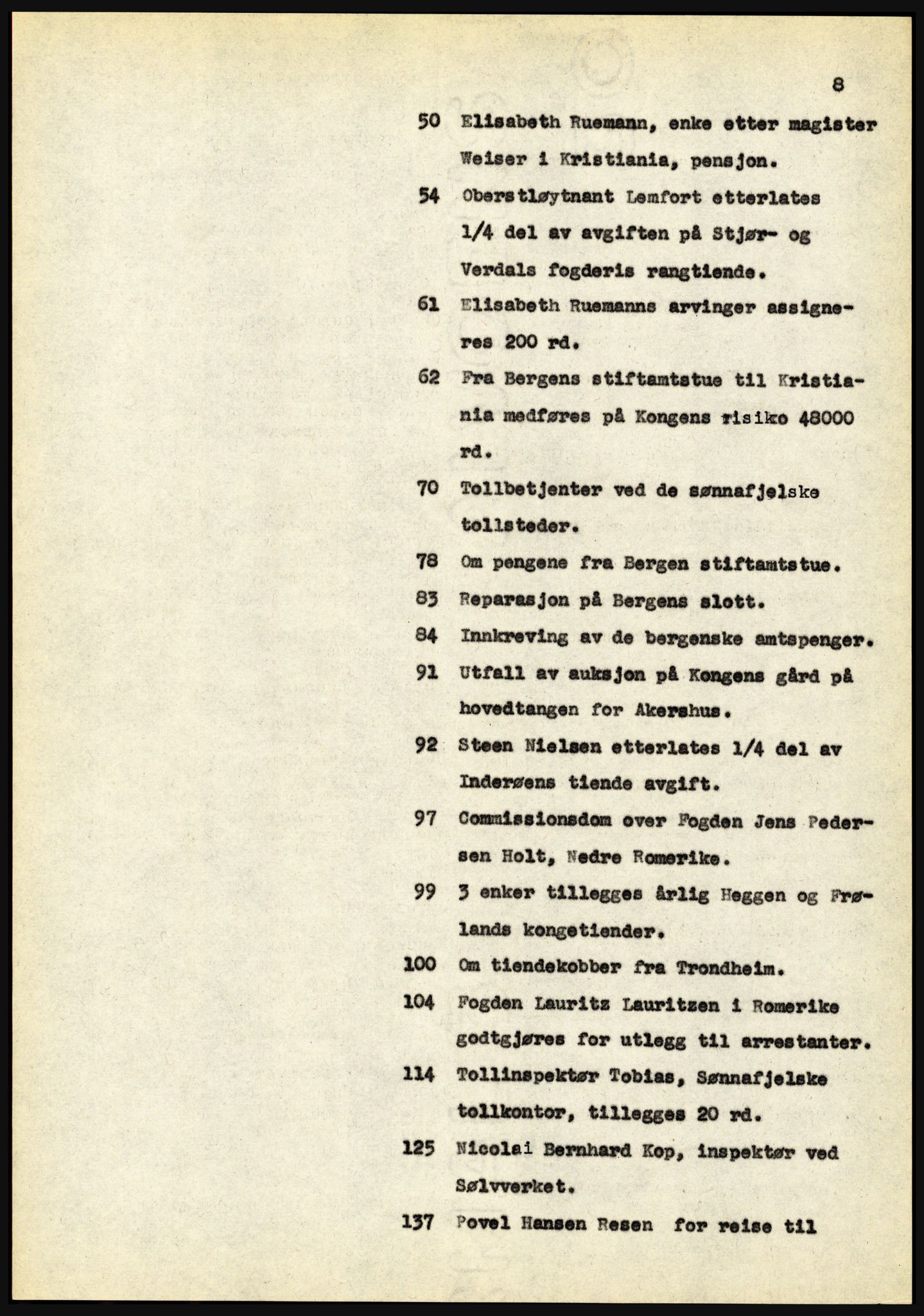 Riksarkivet, Seksjon for eldre arkiv og spesialsamlinger, AV/RA-EA-6797/H/Ha, 1953, p. 8