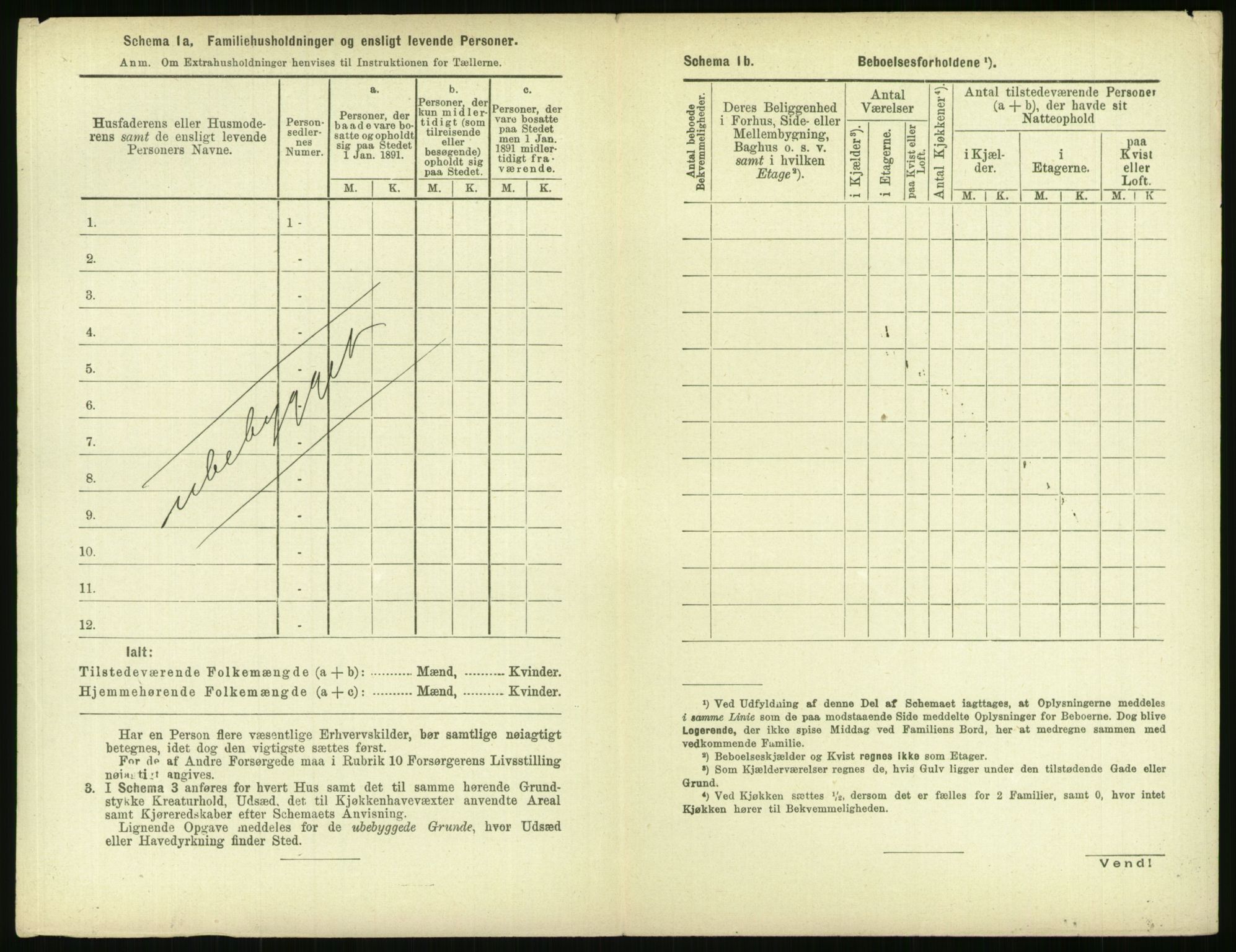 RA, 1891 census for 0301 Kristiania, 1891, p. 39415