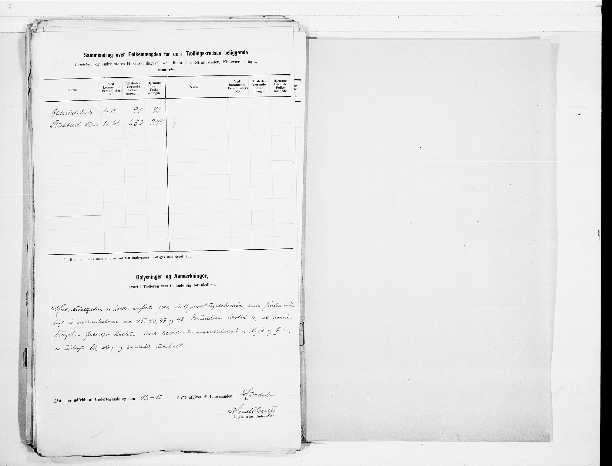 SAO, 1900 census for Hurdal, 1900, p. 15