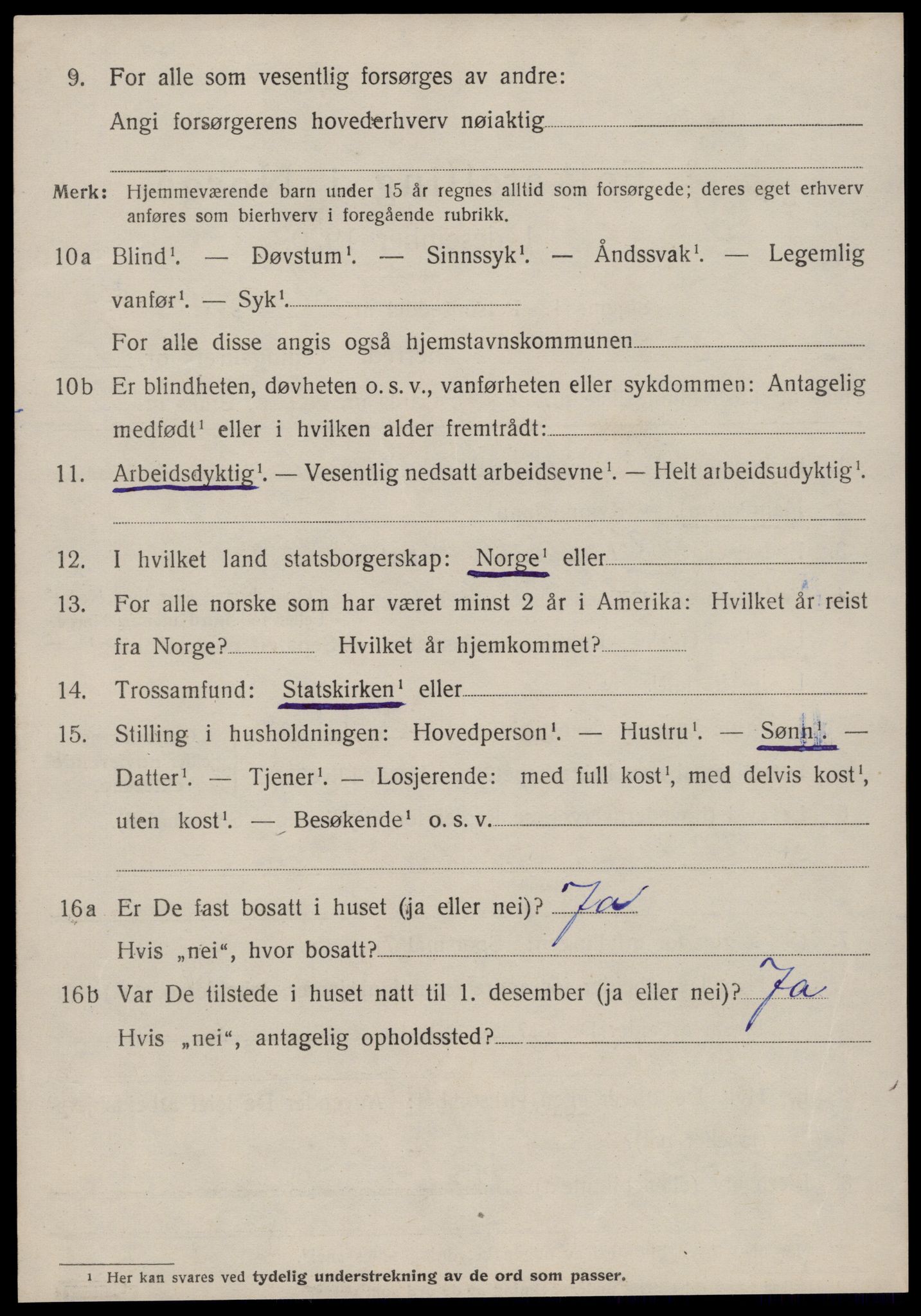 SAT, 1920 census for Norddal, 1920, p. 3362