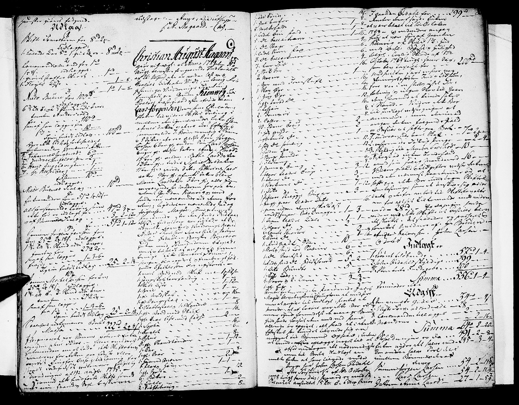 Tune sorenskriveri, AV/SAO-A-10470/H/Hb/L0003: Skifteprotokoll, 1789-1799, p. 7b-8a