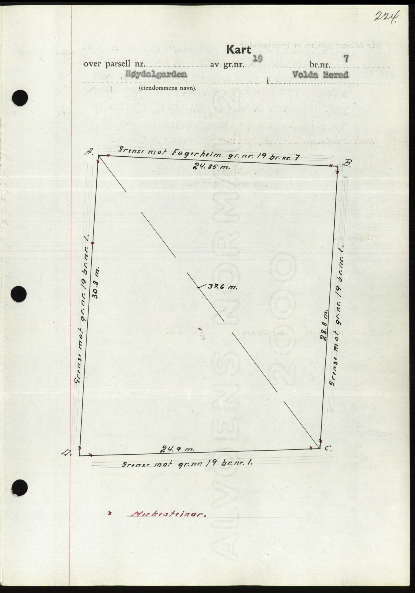 Søre Sunnmøre sorenskriveri, AV/SAT-A-4122/1/2/2C/L0070: Mortgage book no. 64, 1940-1941, Diary no: : 769/1940