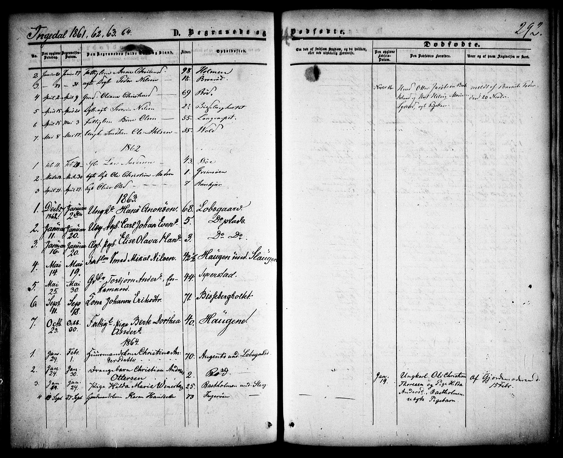Skjeberg prestekontor Kirkebøker, SAO/A-10923/F/Fa/L0007: Parish register (official) no. I 7, 1859-1868, p. 292